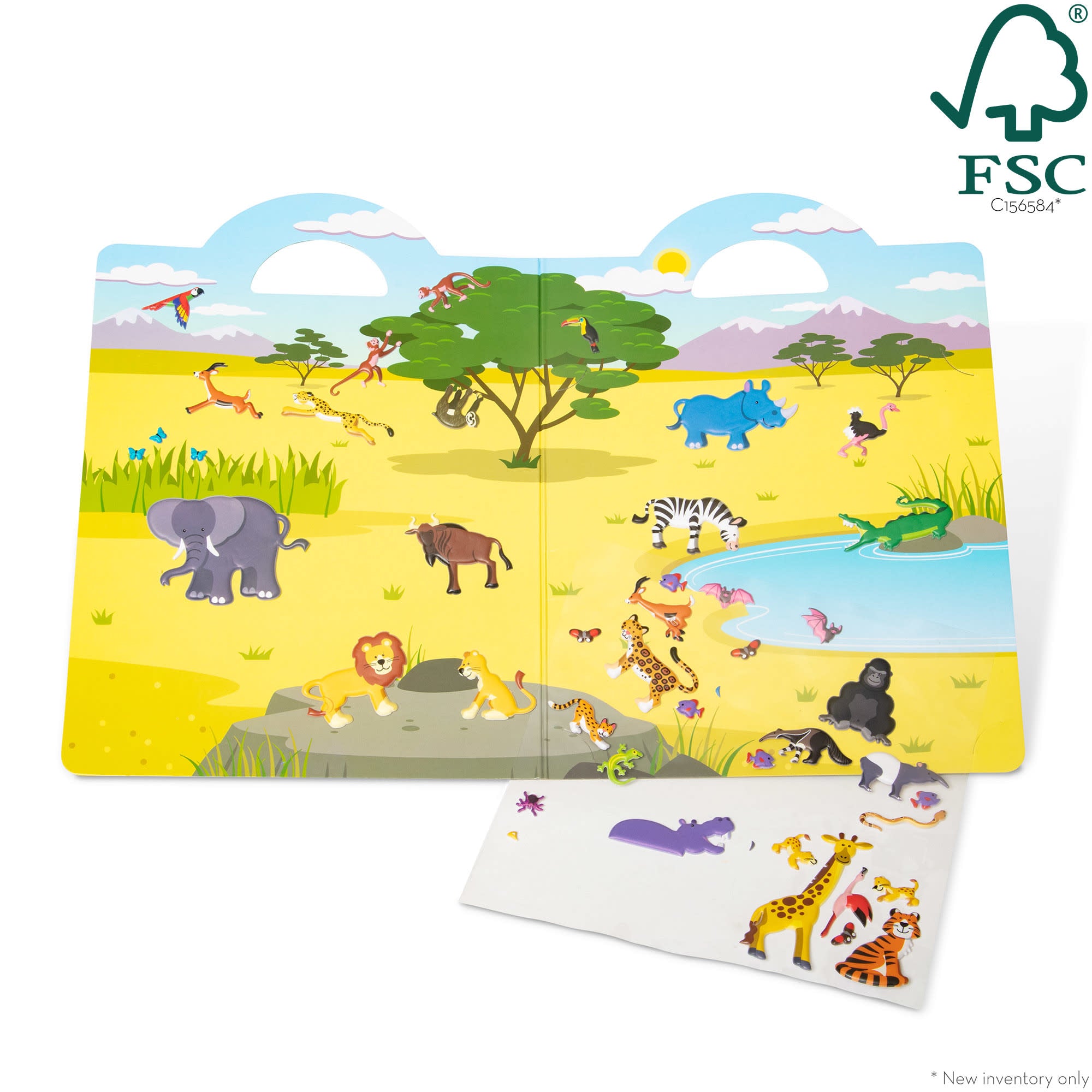 Puffy Sticker Play Set - Safari - Image 3