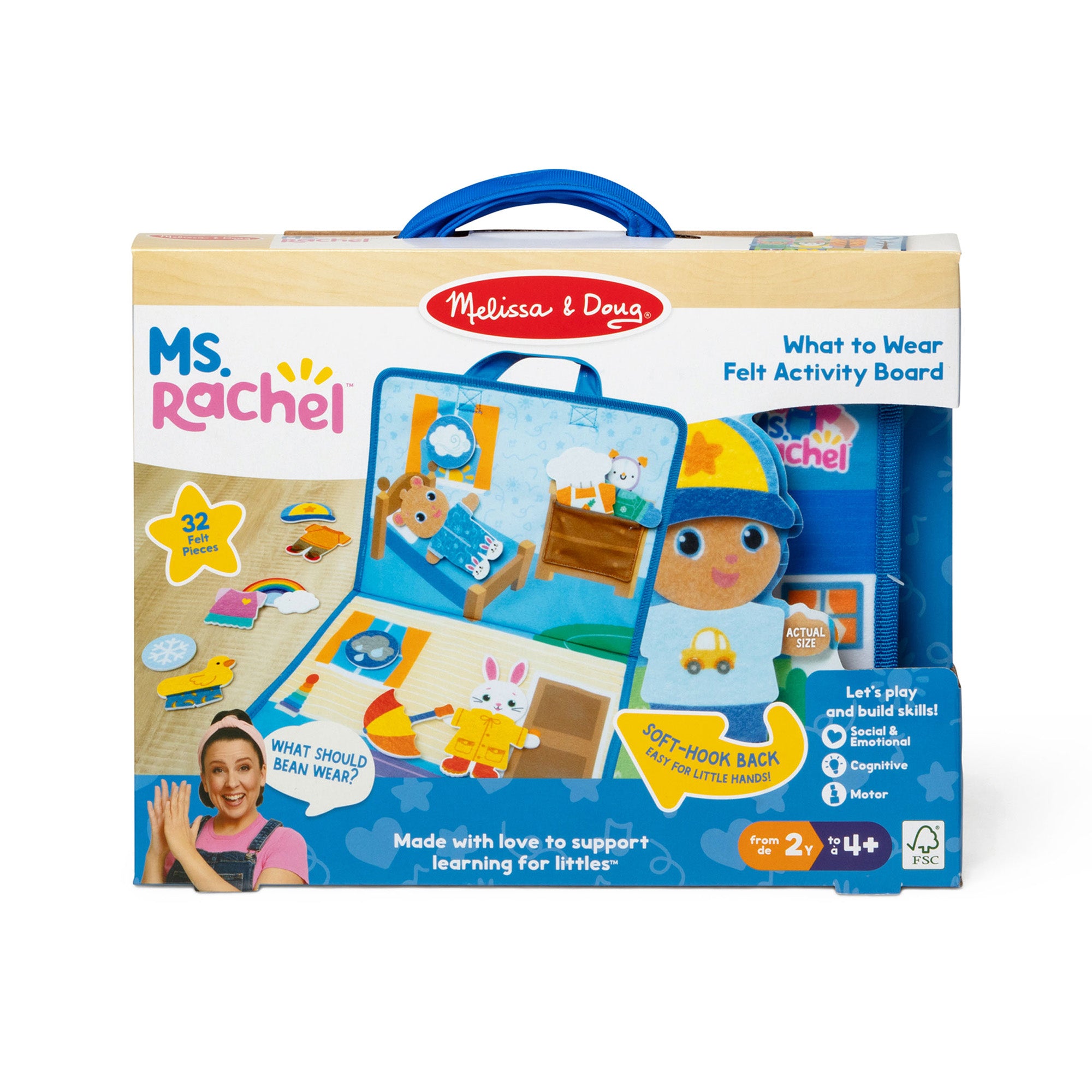 Ms. Rachel™ What to Wear Felt Activity Board - Image 3