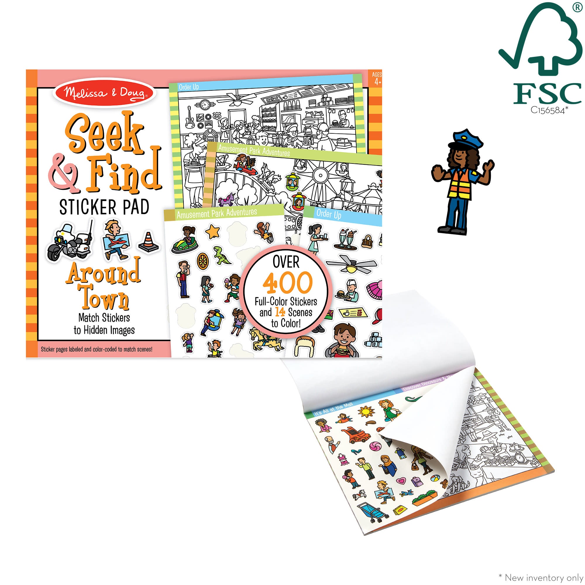 Seek & Find Sticker Pad – Around Town - Image 3