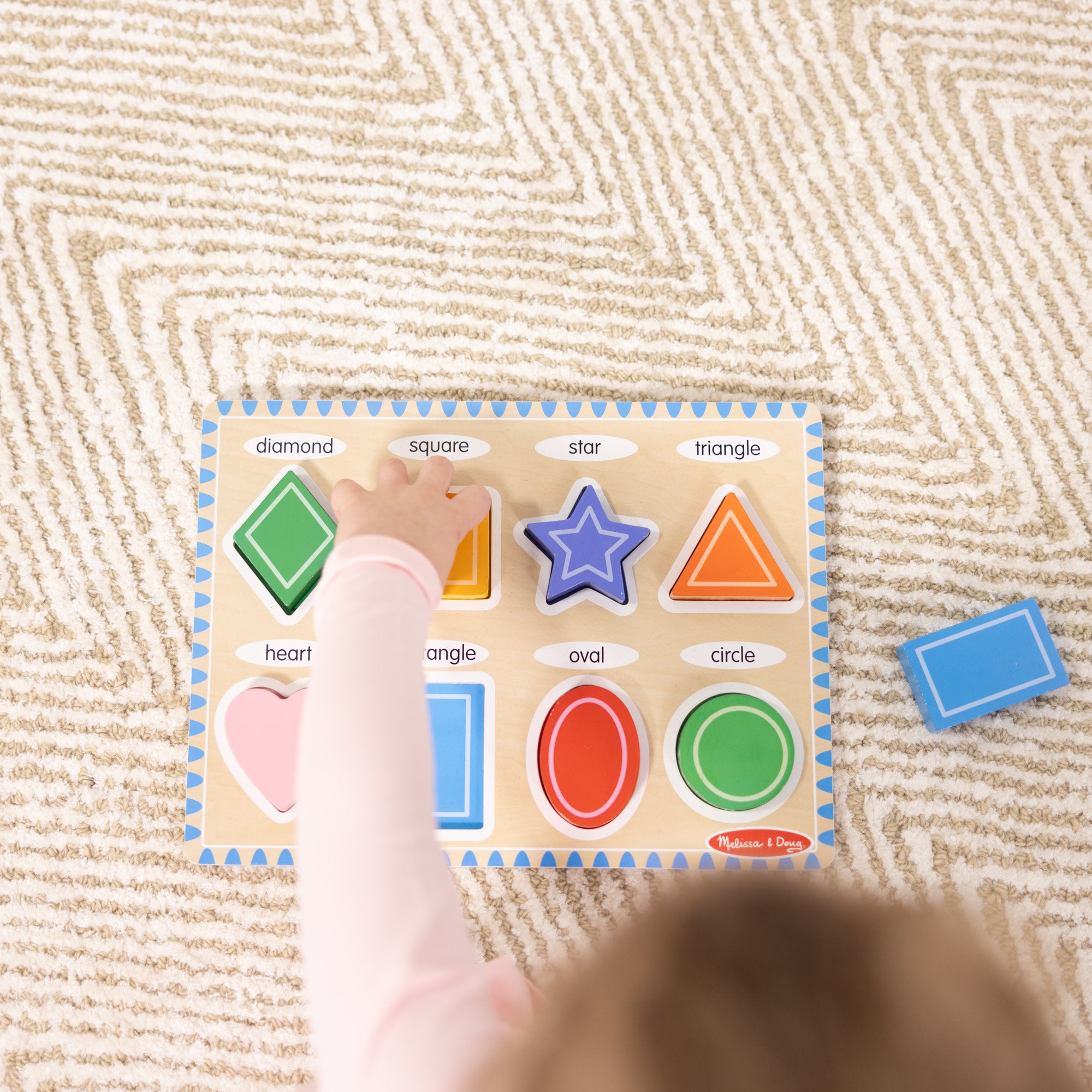 Shapes Chunky Puzzle - 8 Pieces - Image 8