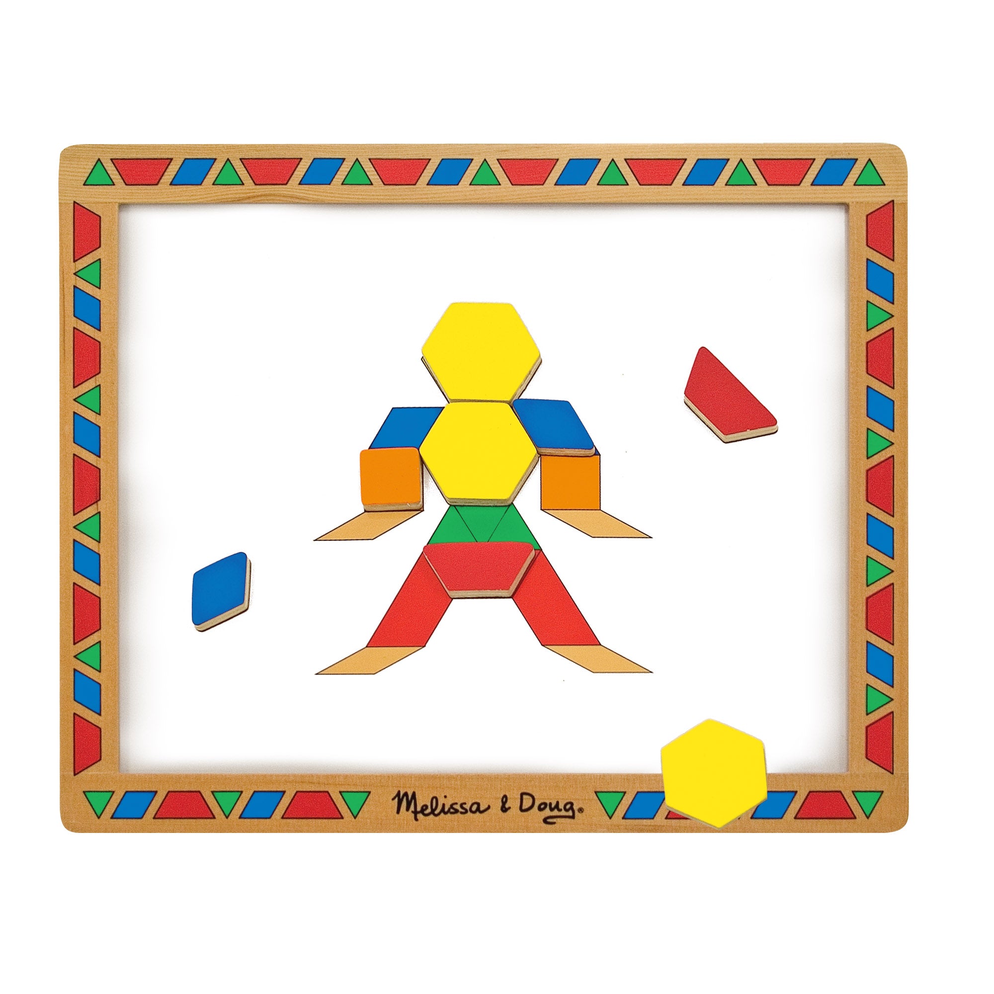 Wooden Magnetic Pattern Block Kit - Image 4