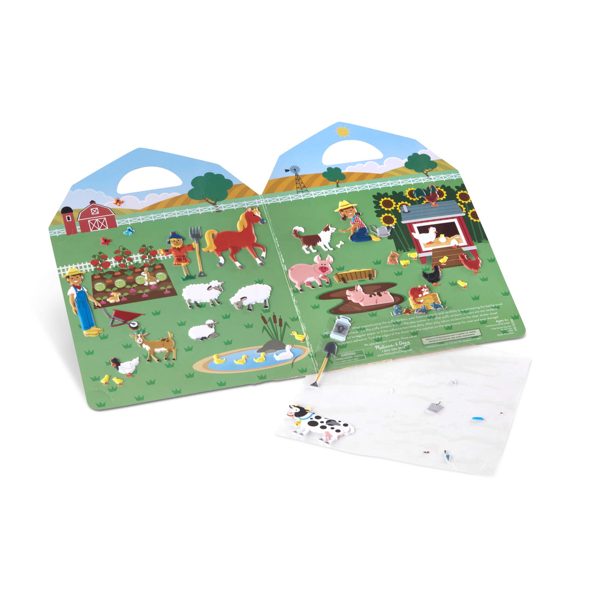 Puffy Sticker Play Set - On the Farm - Image 4