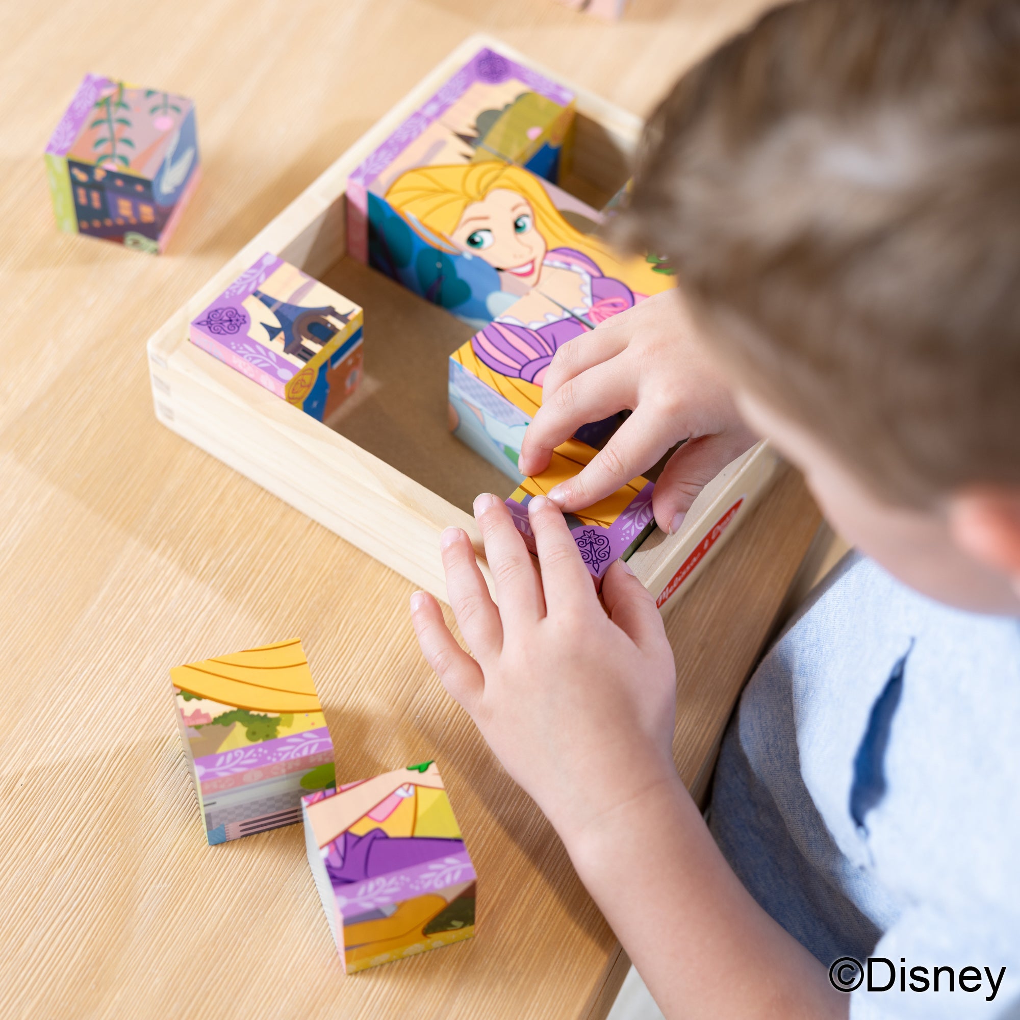 Disney Princess Wooden Cube Puzzle - Image 6