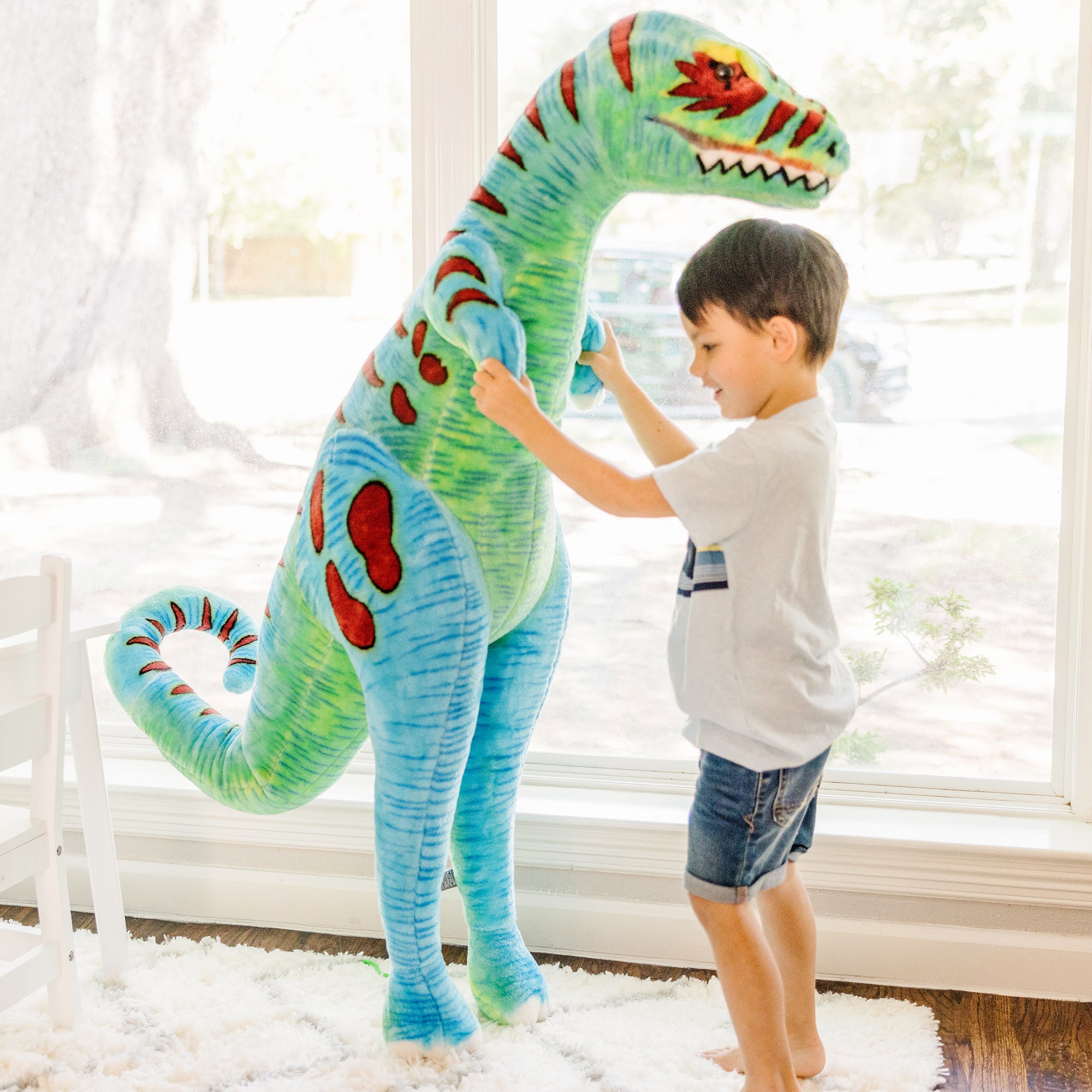T-Rex Giant Lifelike Plush Stuffed Animal - Image 7