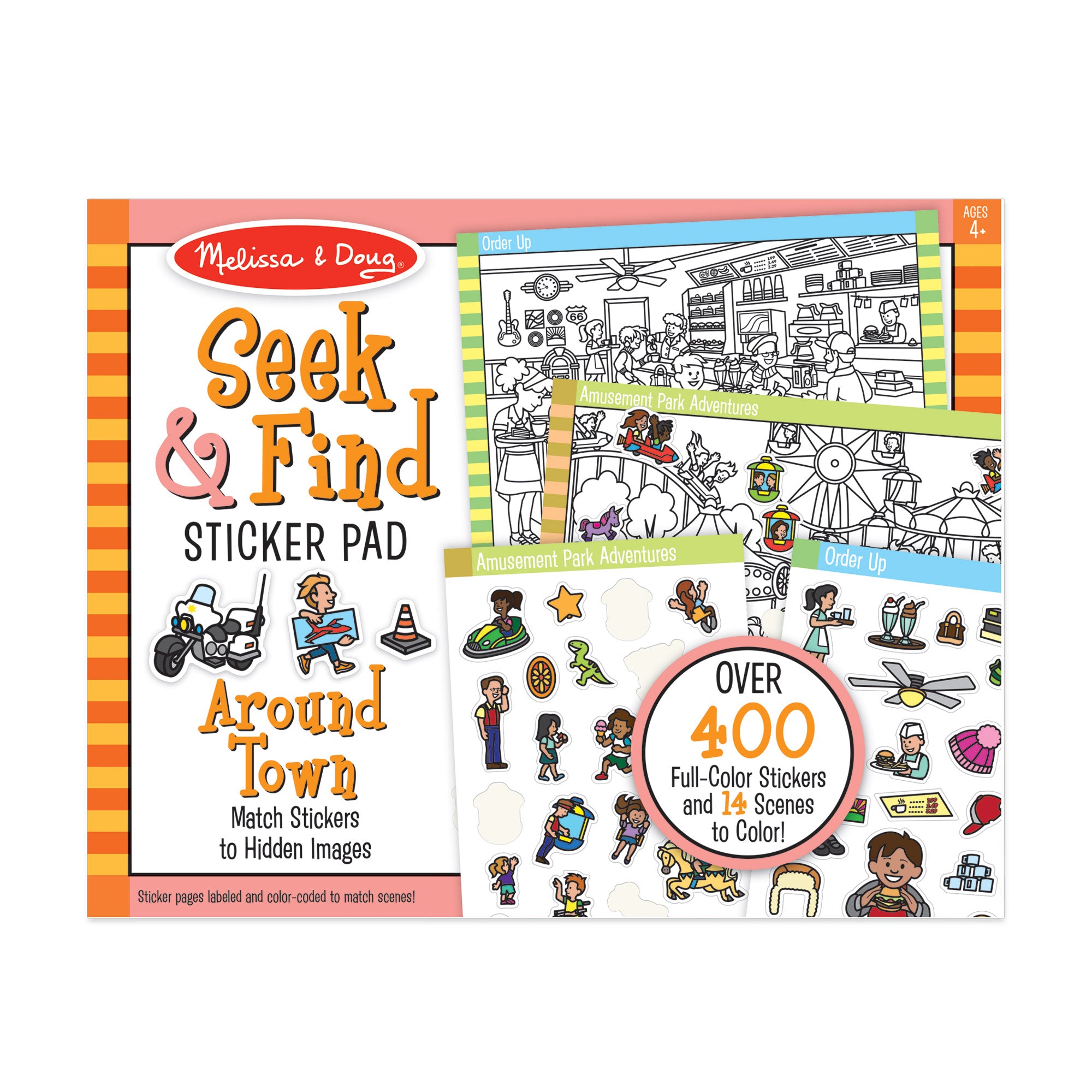 Seek & Find Sticker Pad – Around Town - Image 10