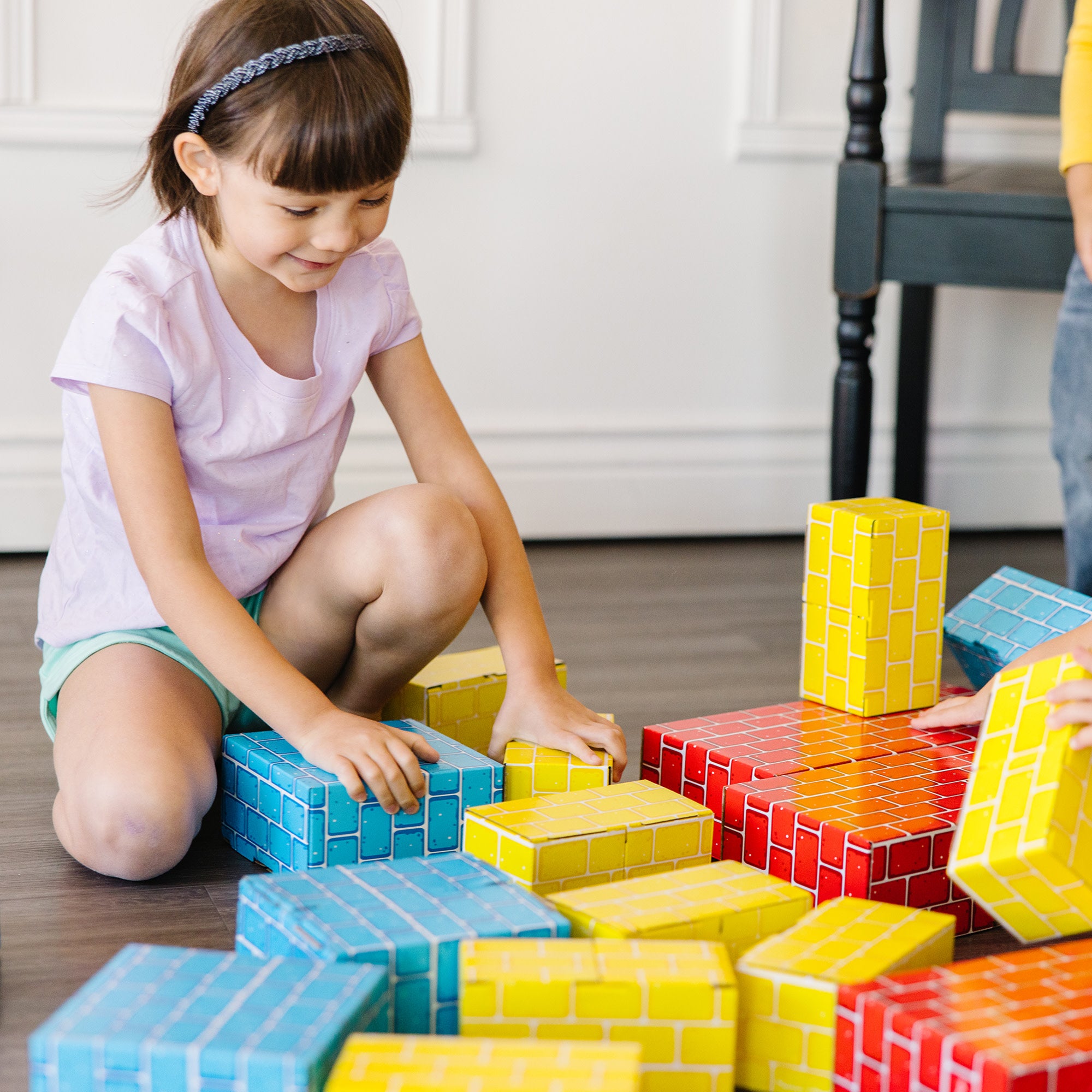 Deluxe Jumbo Cardboard Blocks - 40 Pieces - Image 8