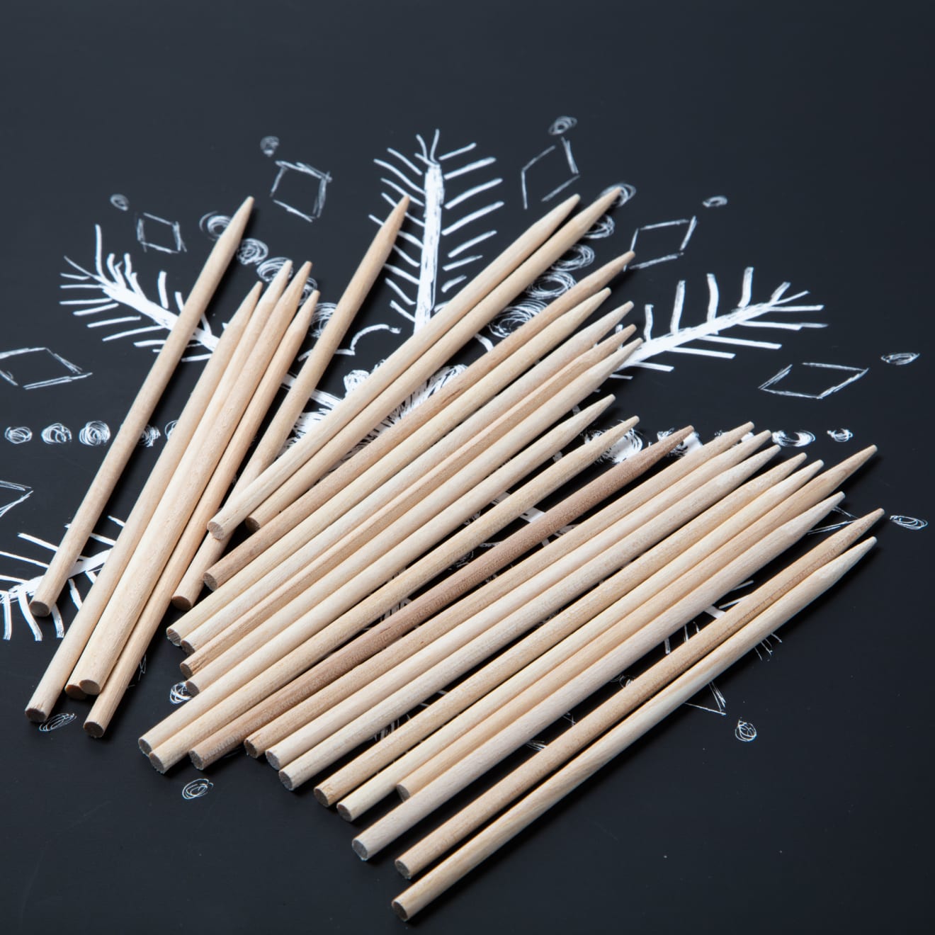 Scratch Art 25 Wood Stylus Tools - Image 3