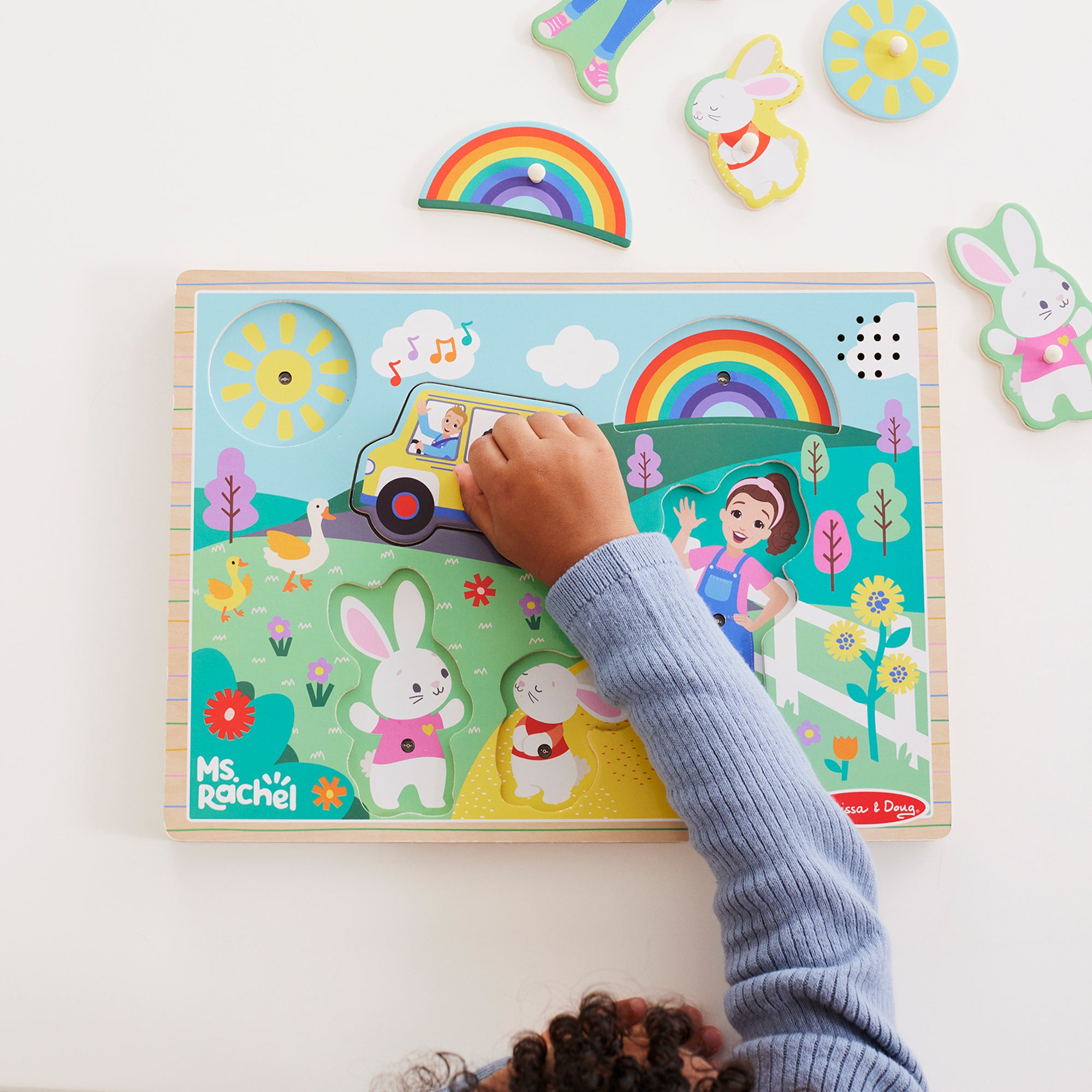 Ms. Rachel™ Wooden Song Puzzle – 6 Pieces - Image 4