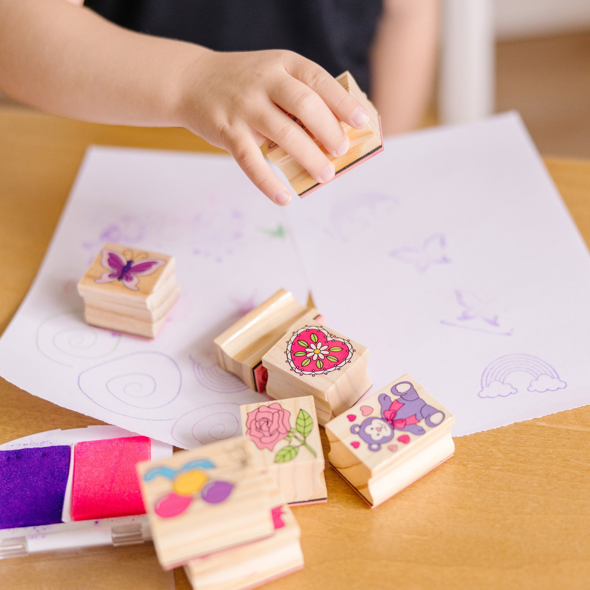 Wooden Stamp Set - Friendship - Image 5