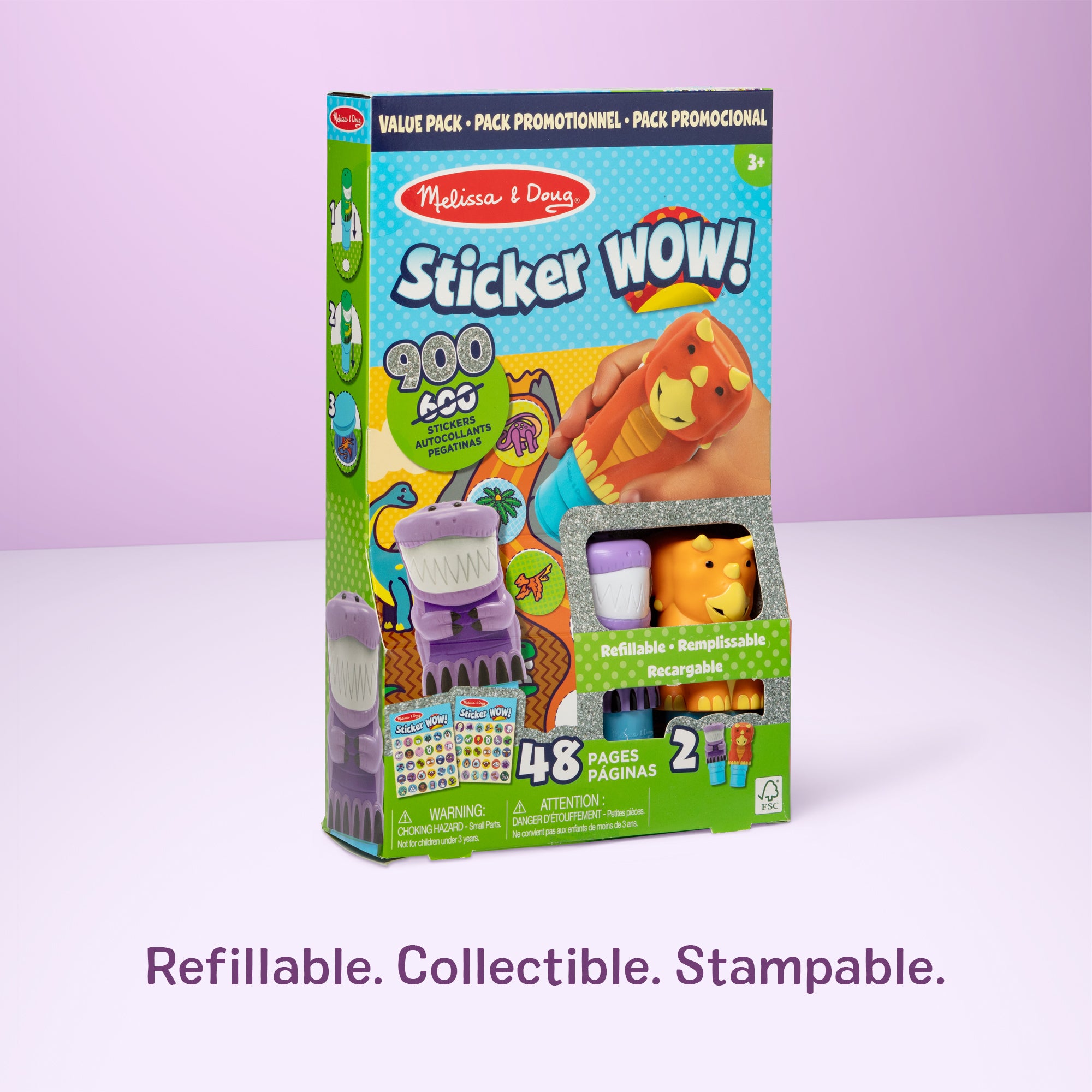 Sticker WOW!™ Activity Pad & Sticker Stamper Value Pack - Dinosaur - Image 8