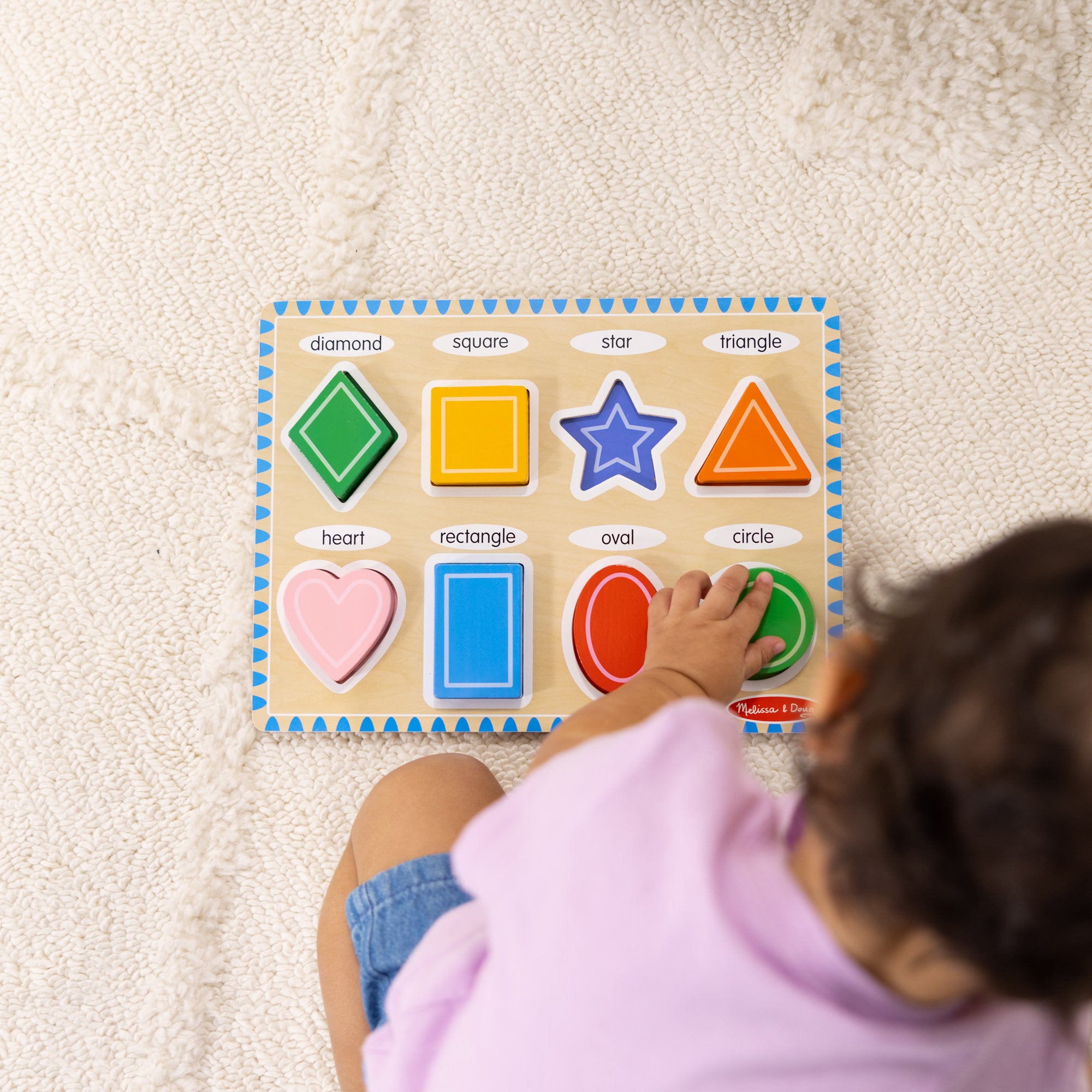 Shapes Chunky Puzzle - 8 Pieces - Image 2