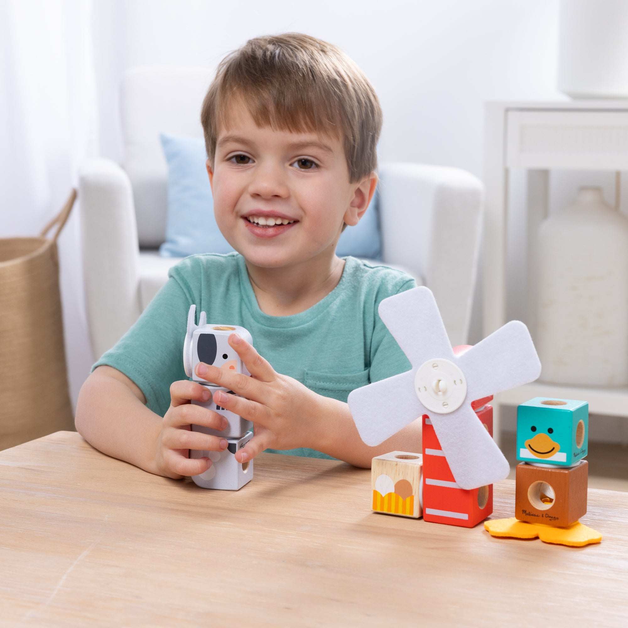 Blockables™ Play Sets Farm Friends and Woodland Friends 2-Pack Bundle - Image 2