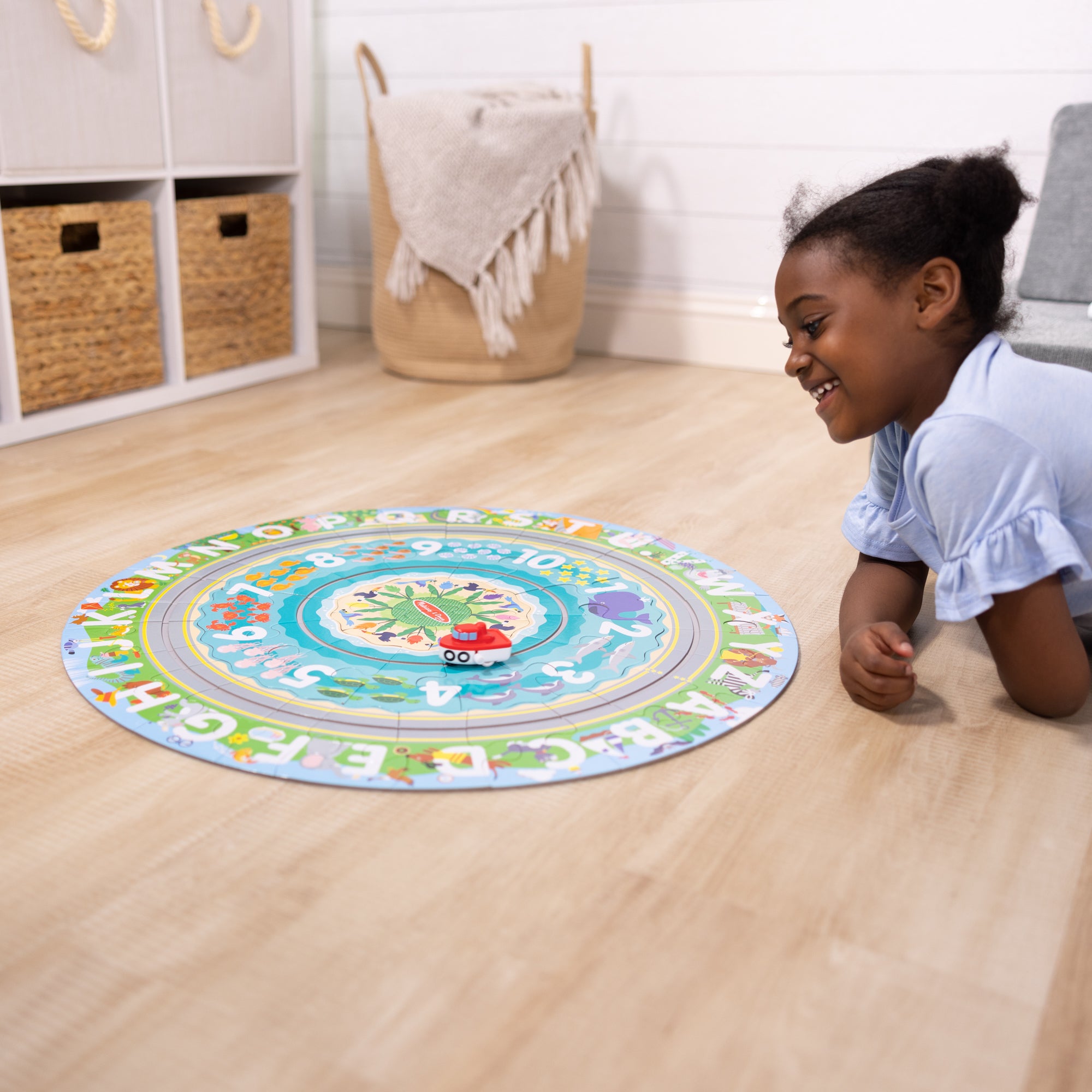 Round the Shore Tracks Floor Puzzle – 48 Pieces - Image 2
