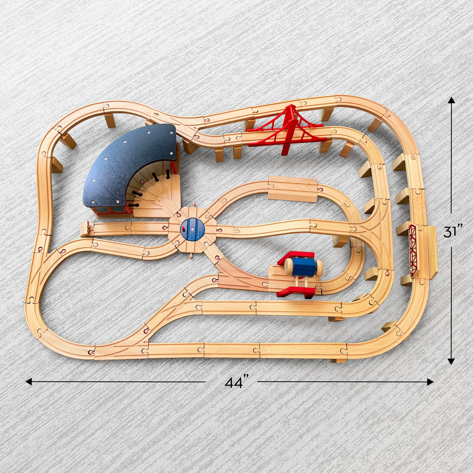 Wooden Railway Set - Image 6