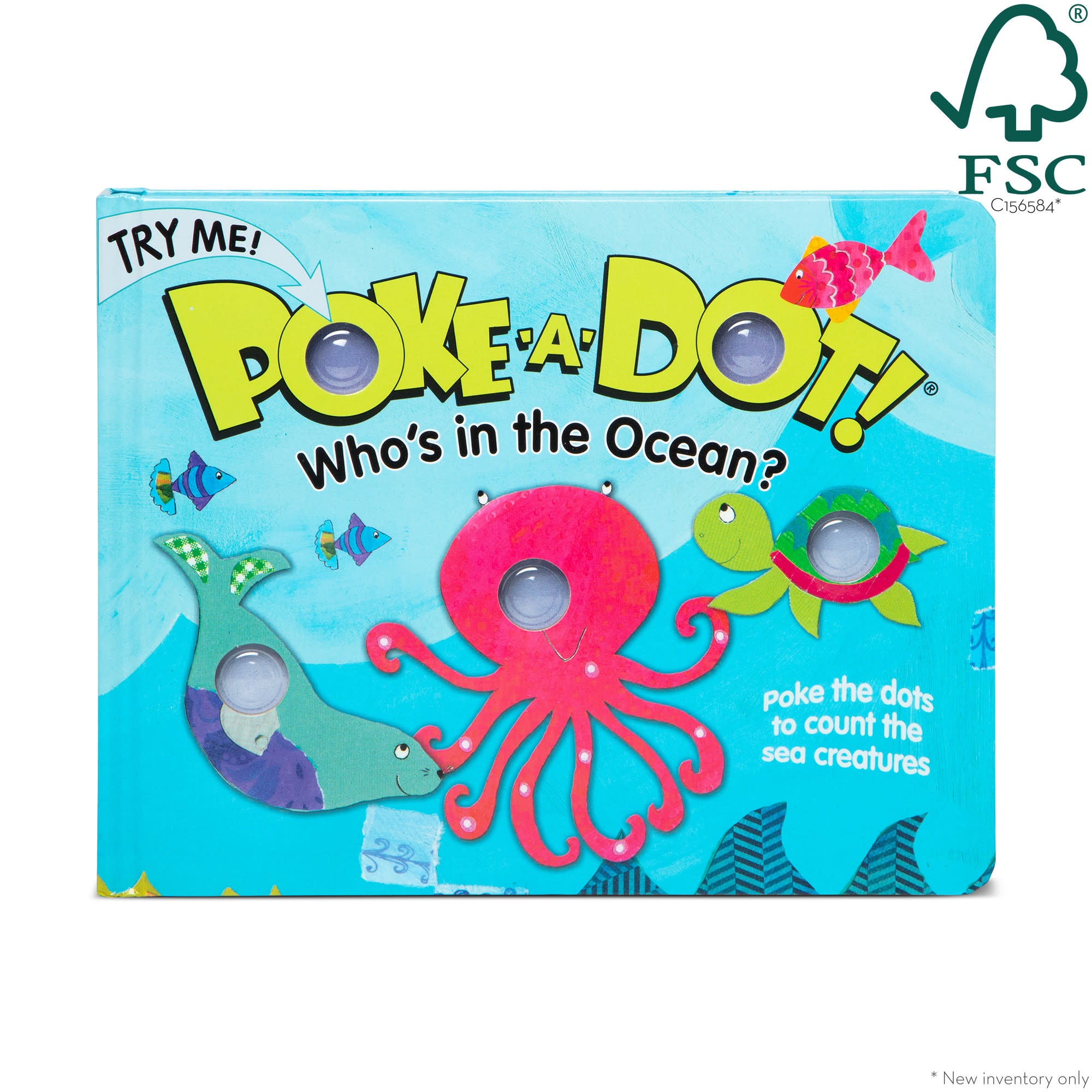 Poke-a-Dot: Who's in the Ocean? Board Book - Image 3
