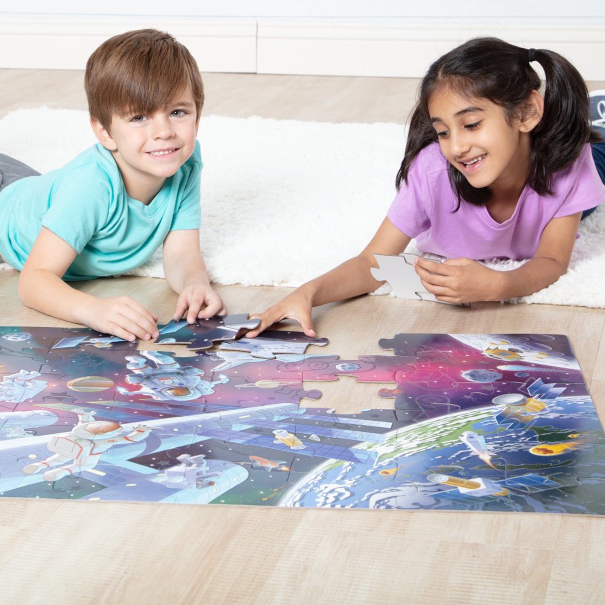 Outer Space Glow-in-the-Dark Floor Puzzle – 48 Pieces - Image 7