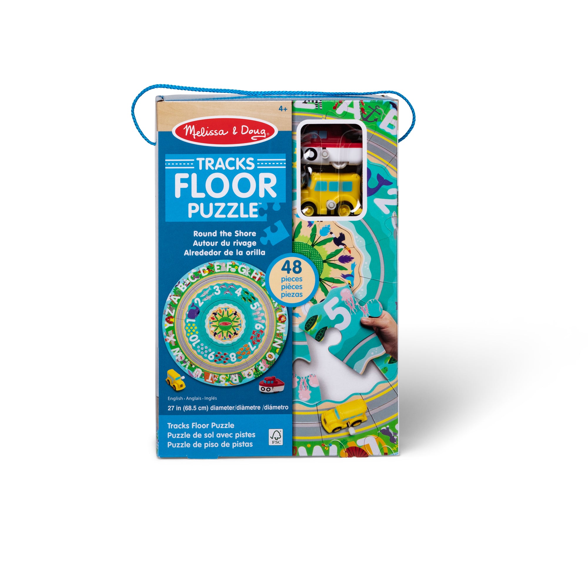 Round the Shore Tracks Floor Puzzle – 48 Pieces - Image 3