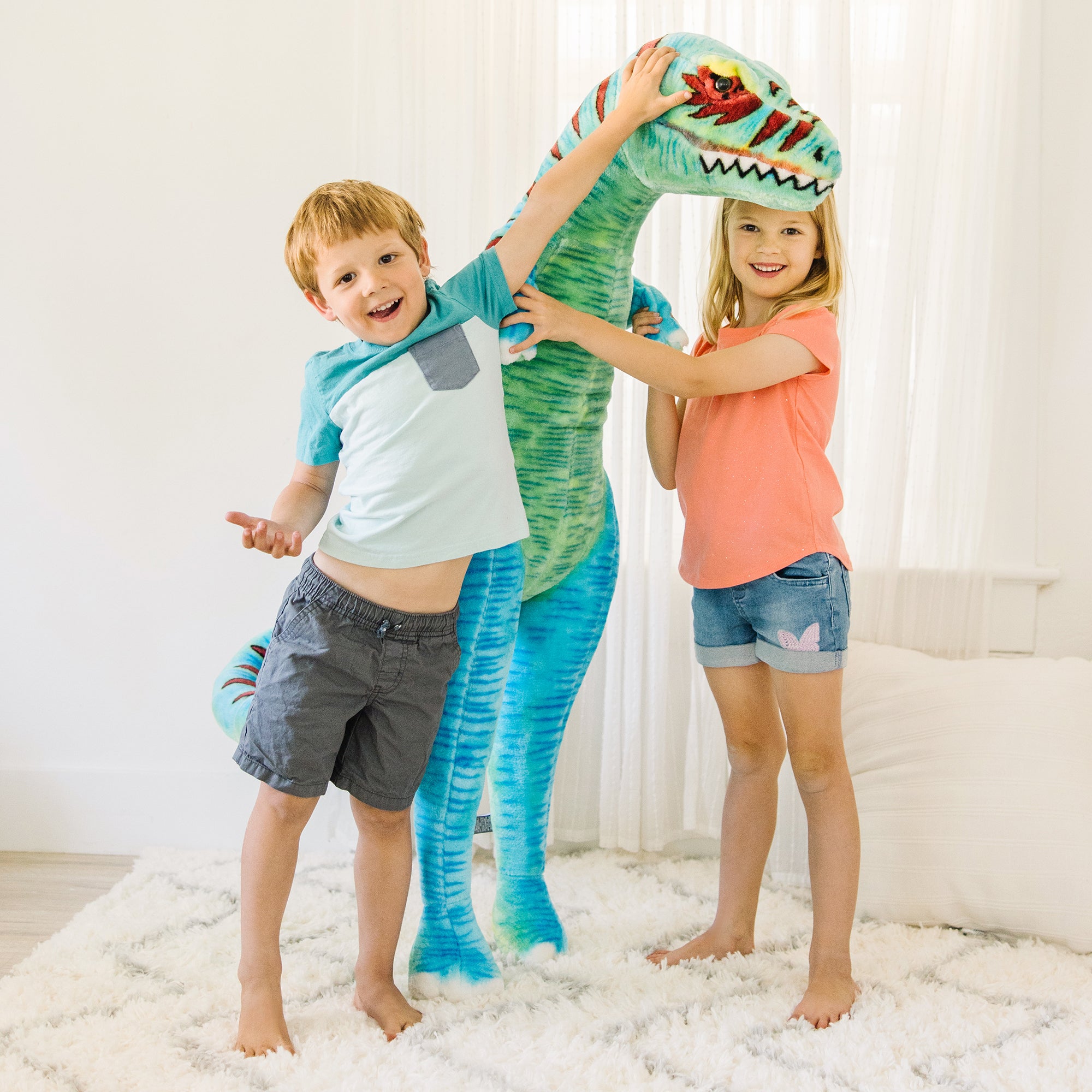 T-Rex Giant Lifelike Plush Stuffed Animal - Image 2