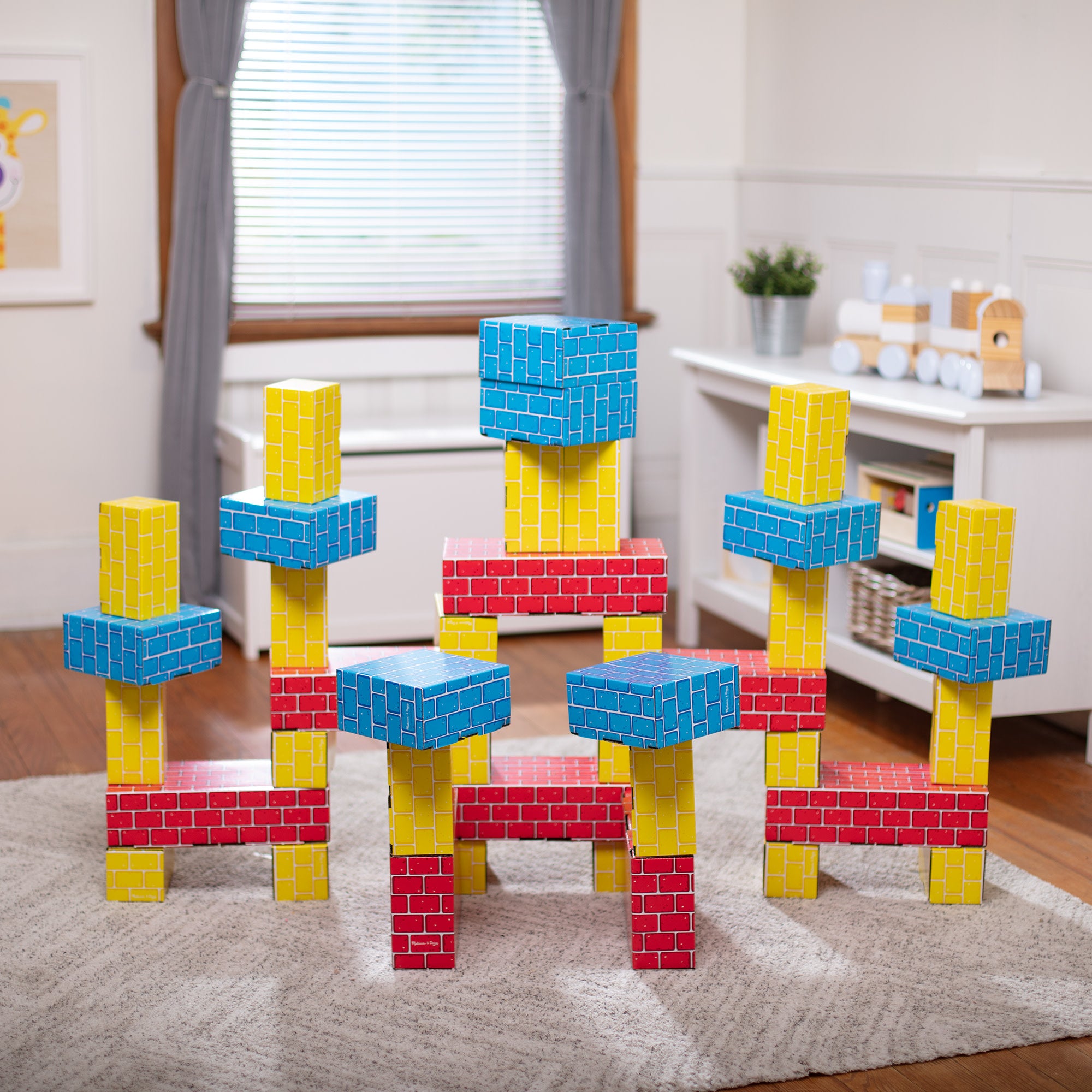 Jumbo Cardboard Blocks - 24 Pieces - Image 9