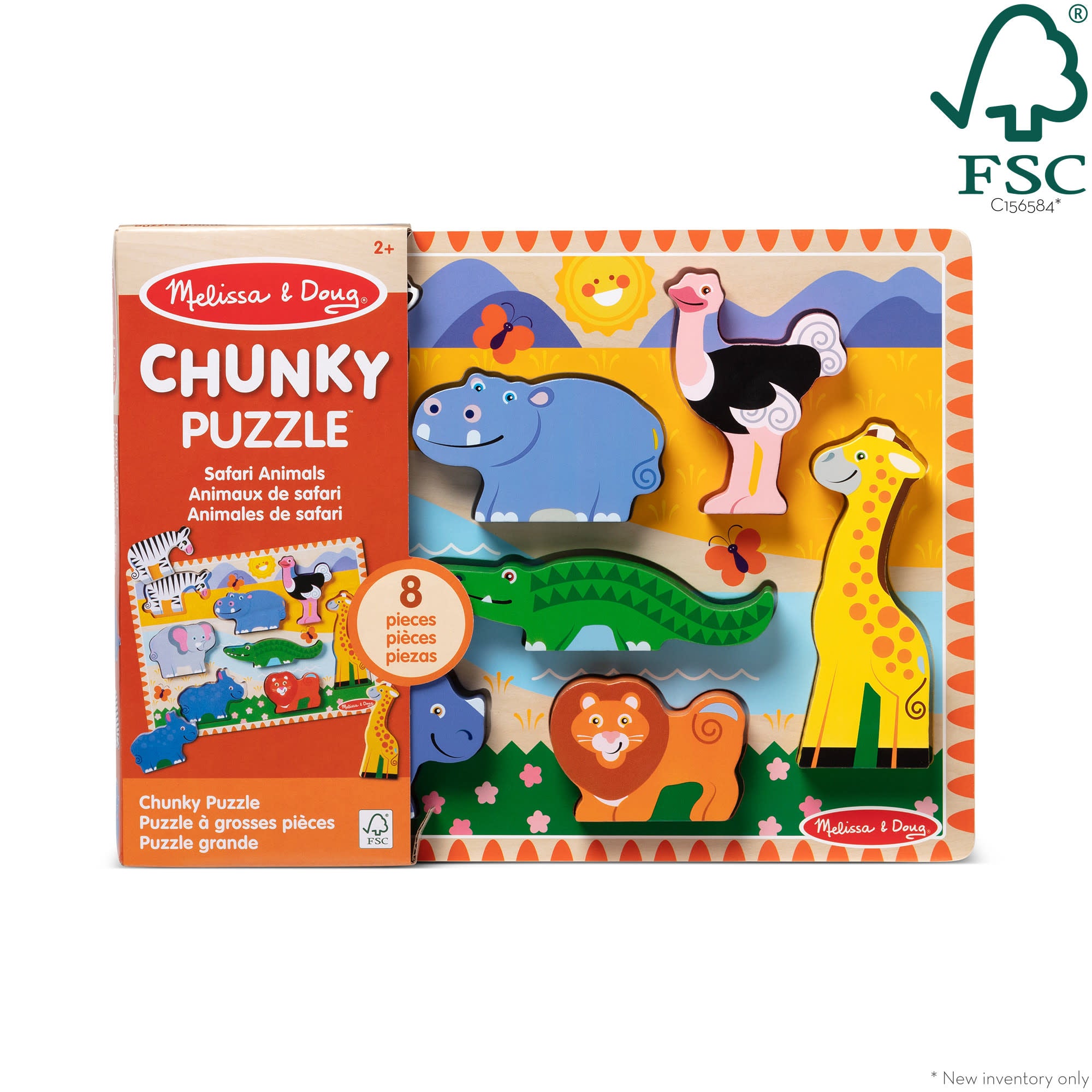 Safari Chunky Puzzle - 8 Pieces - Image 3