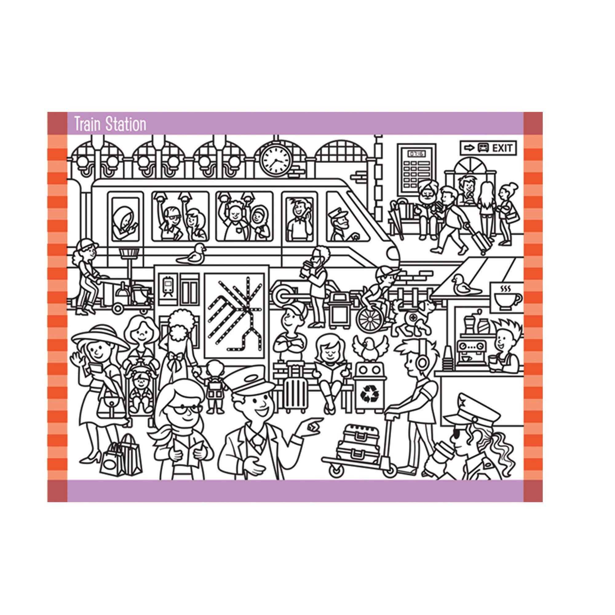 Seek & Find Sticker Pad – Around Town - Image 9