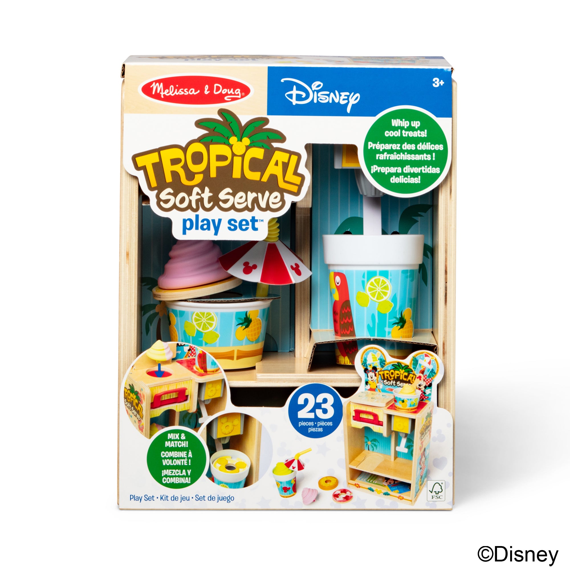 Disney Tropical Soft Serve Wooden Play Set - Image 3