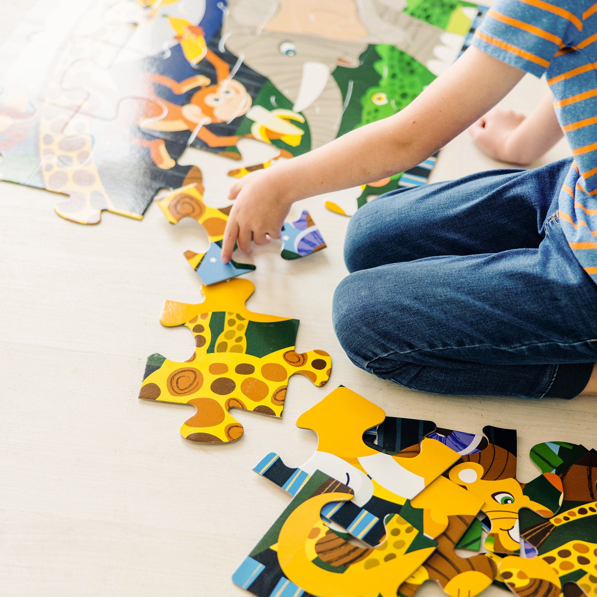 Safari Social Floor Puzzle - 24 Pieces - Image 6
