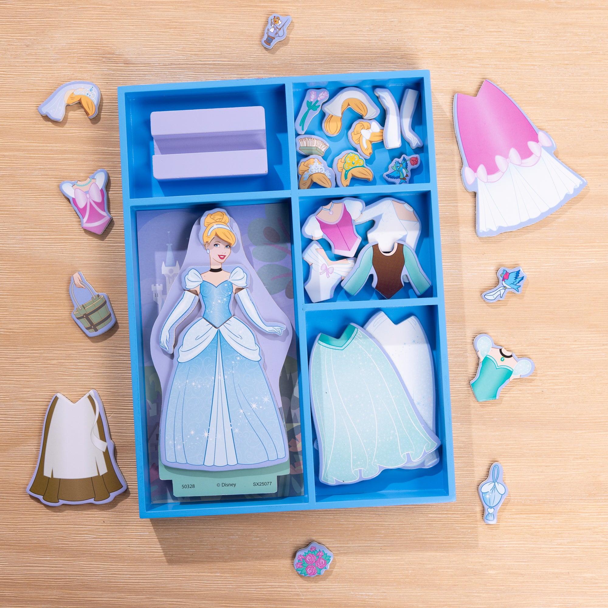 Disney Cinderella Wooden Magnetic Dress-Up - Image 9