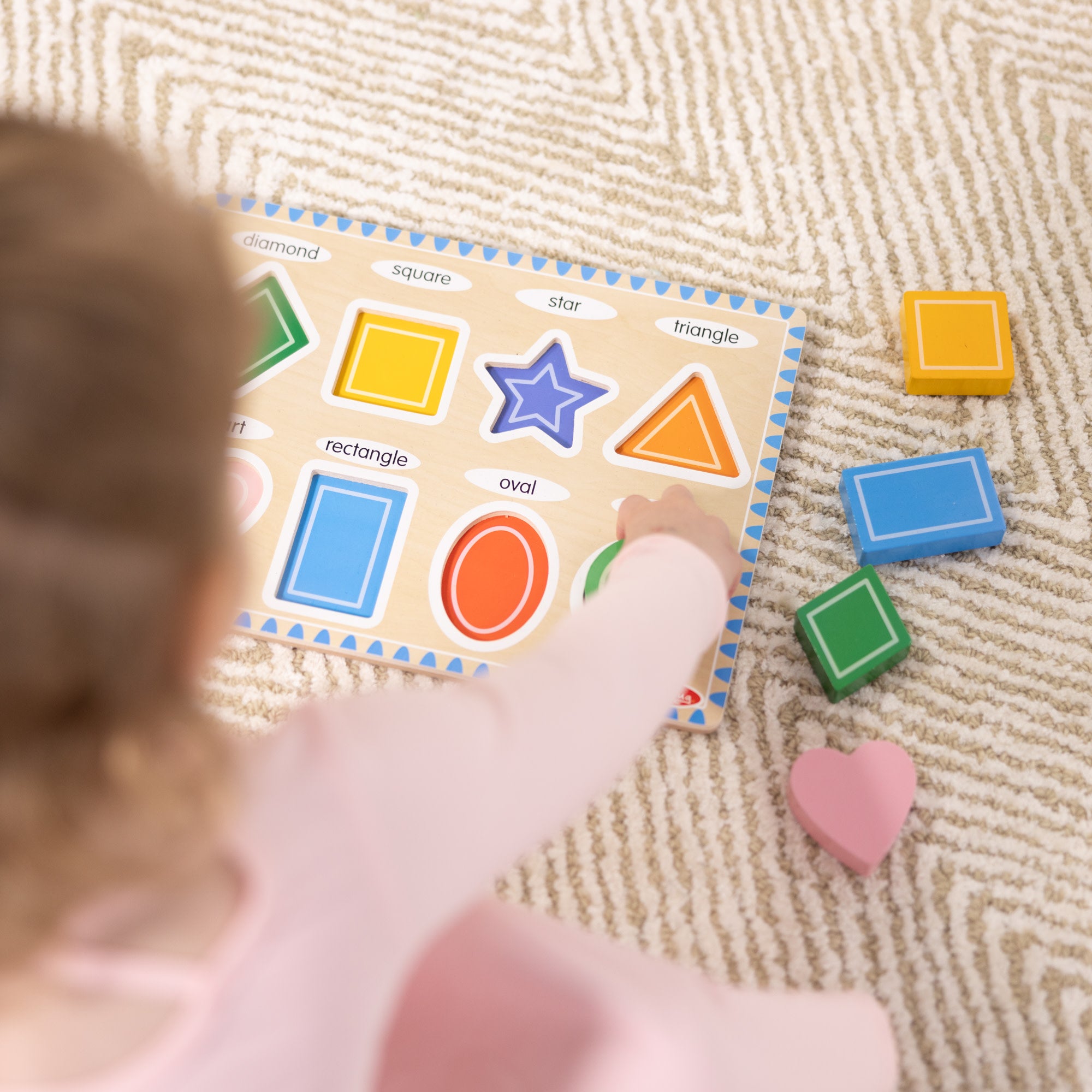 Shapes Chunky Puzzle - 8 Pieces - Image 5