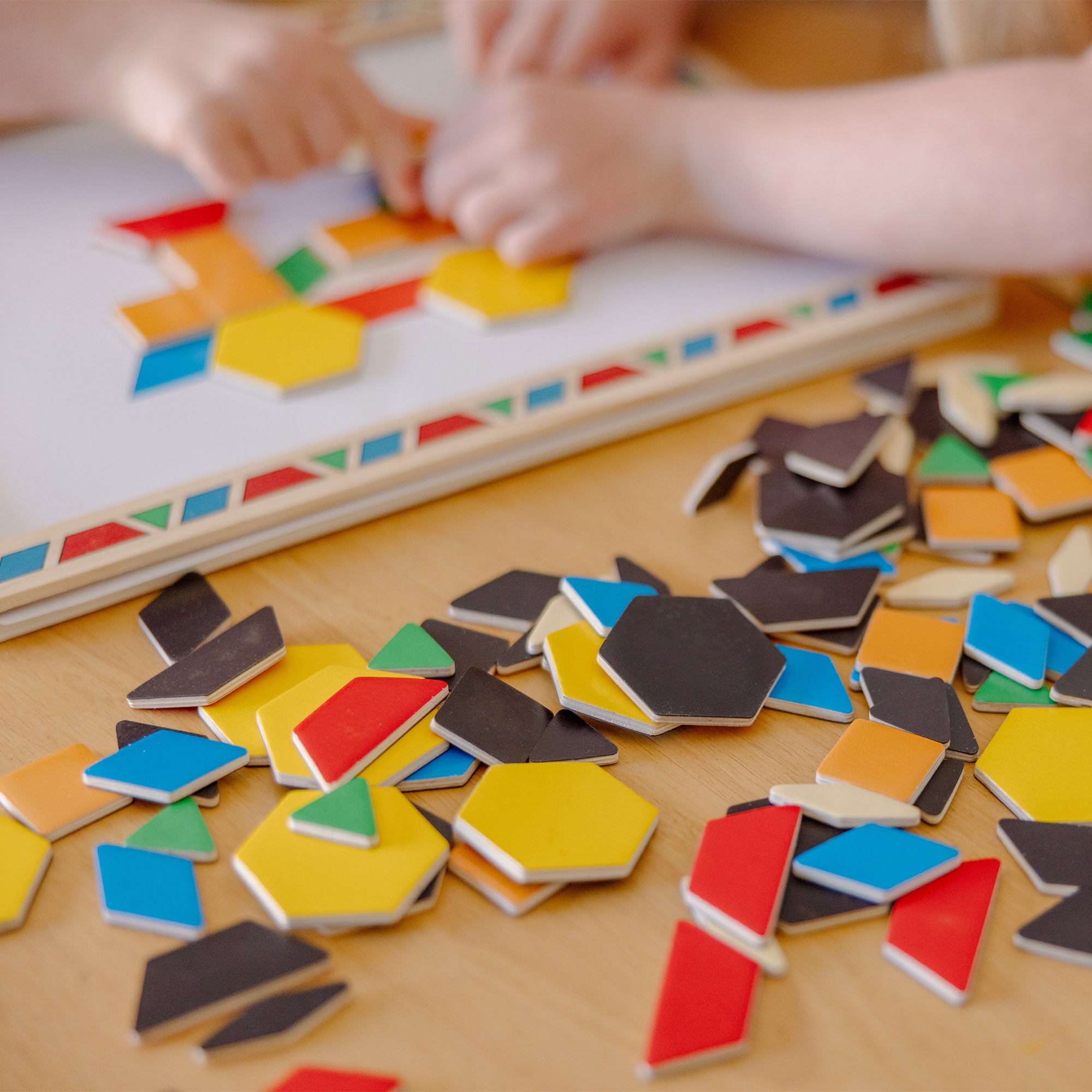 Wooden Magnetic Pattern Block Kit - Image 9