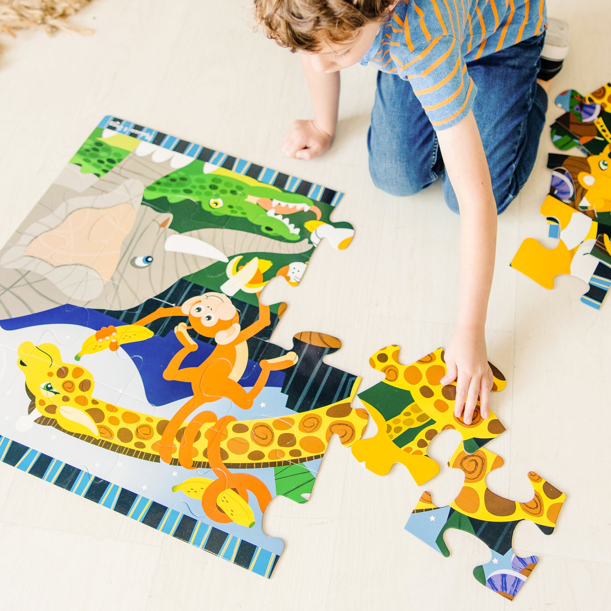 Safari Social Floor Puzzle - 24 Pieces - Image 10