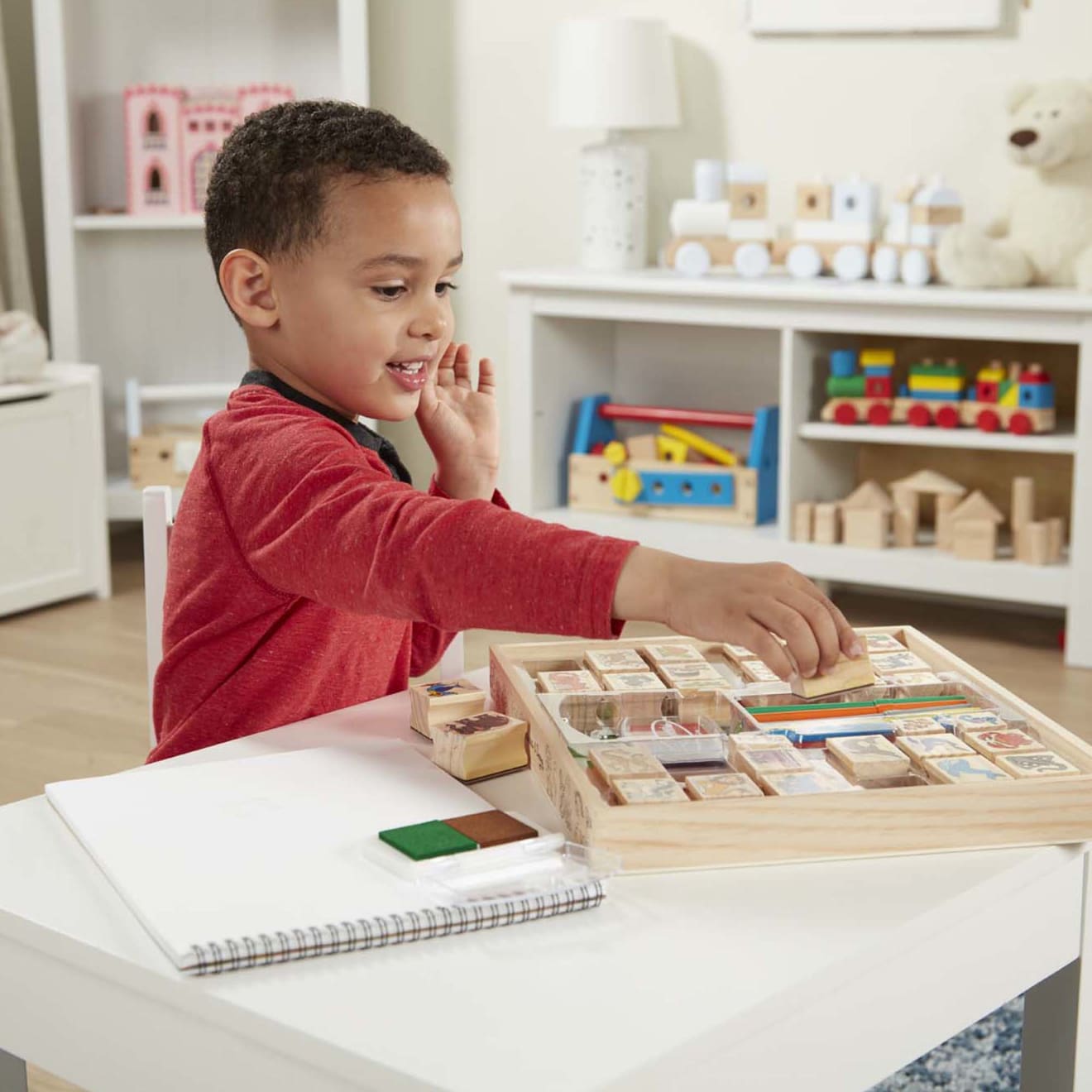 Deluxe Wooden Stamp Set - Animals - Image 2