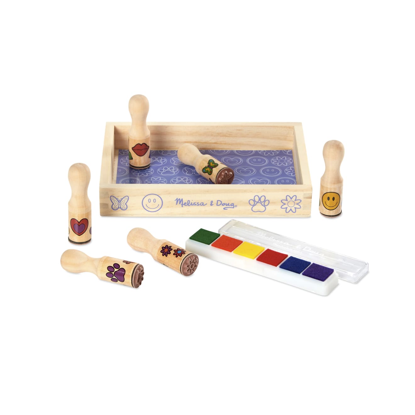 Wooden Stamp Set - Happy Handles - Image 3