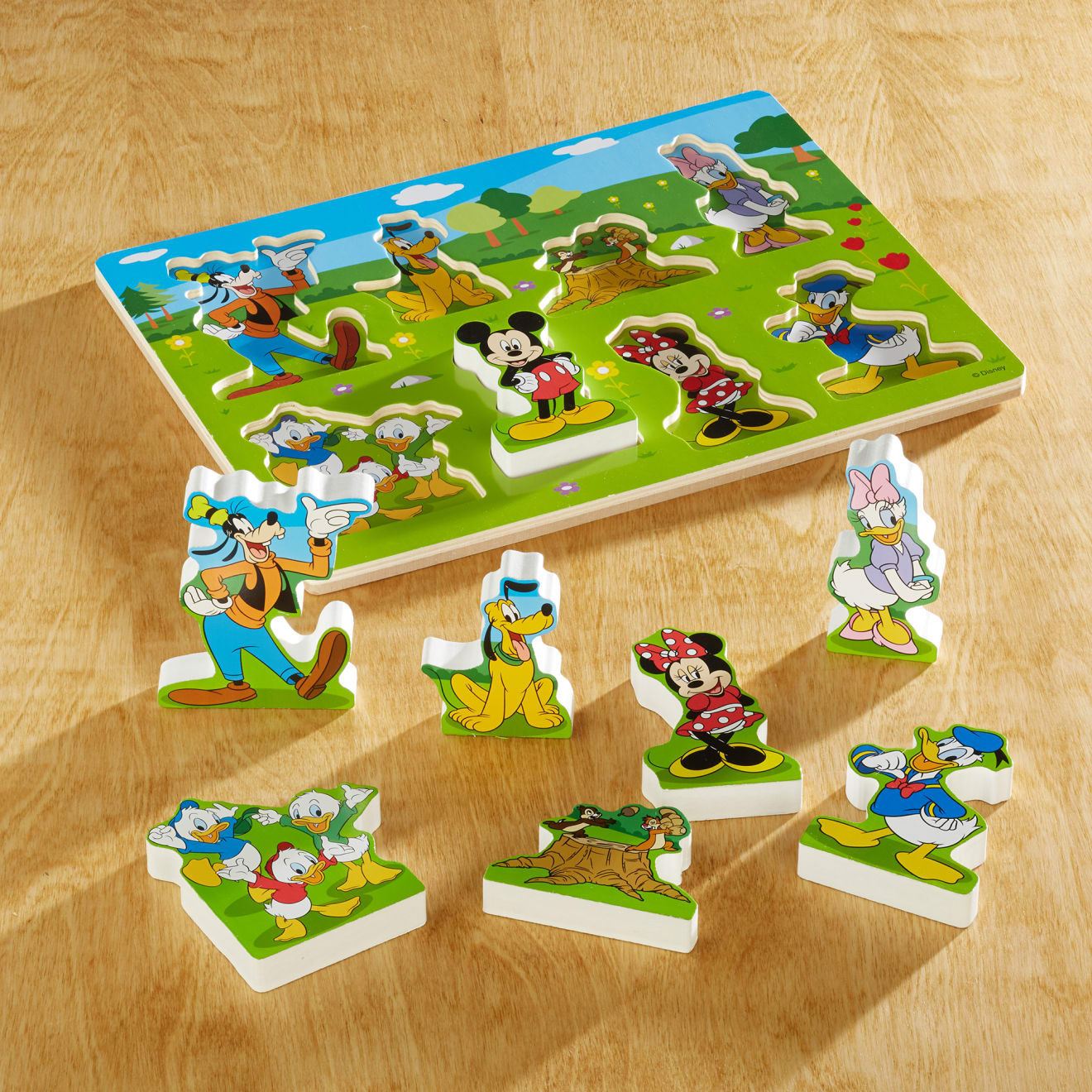 Disney Mickey Mouse Wooden Chunky Puzzle - Image 9