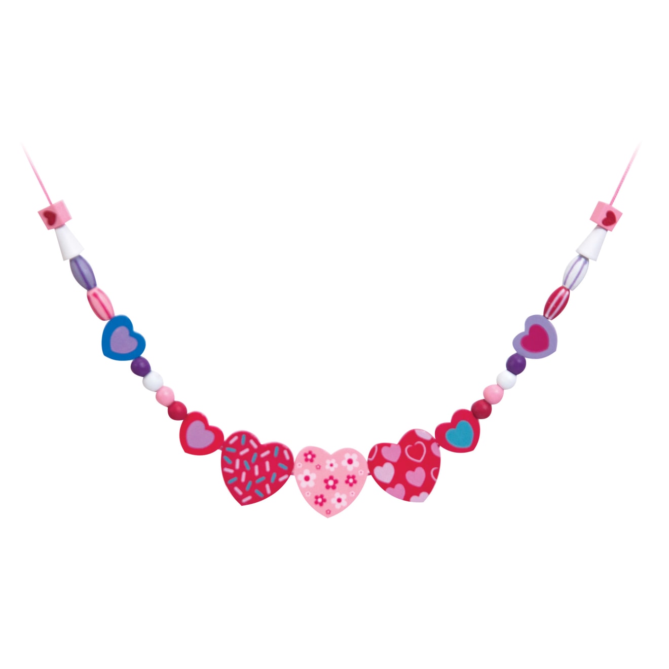 Created by Me! Heart Beads Wooden Bead Kit - Image 4