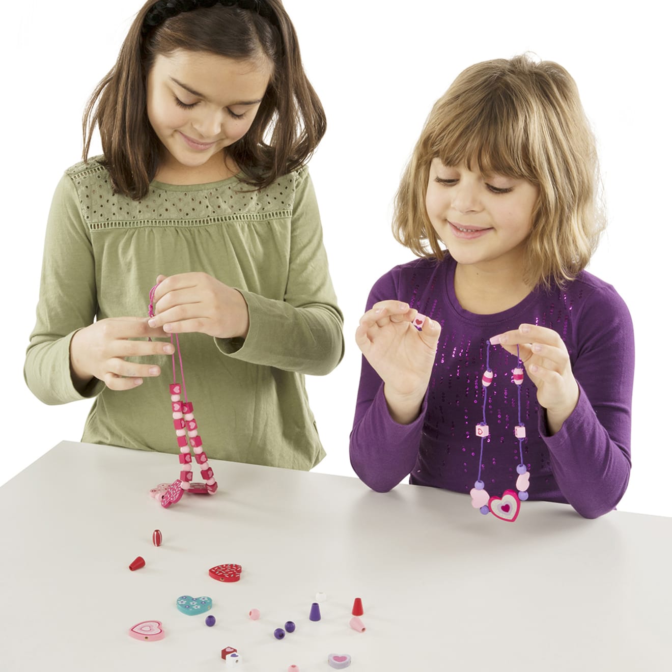 Created by Me! Heart Beads Wooden Bead Kit - Image 8