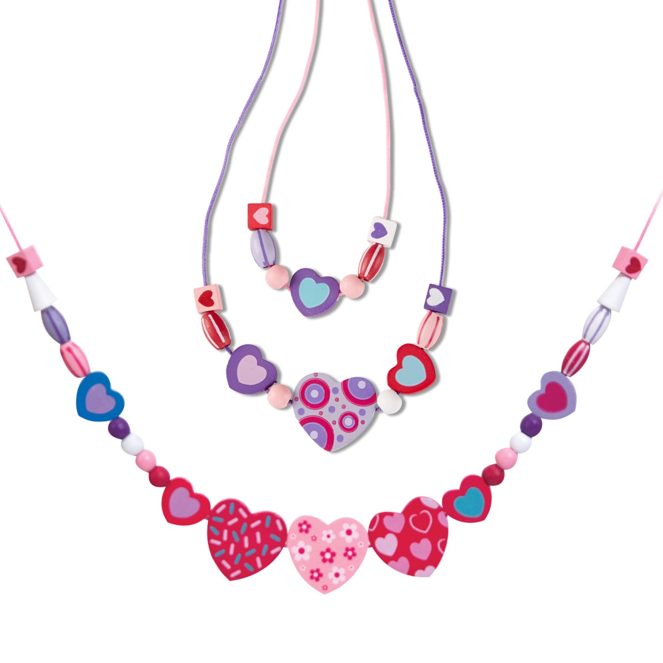 Created by Me! Heart Beads Wooden Bead Kit - Image 9