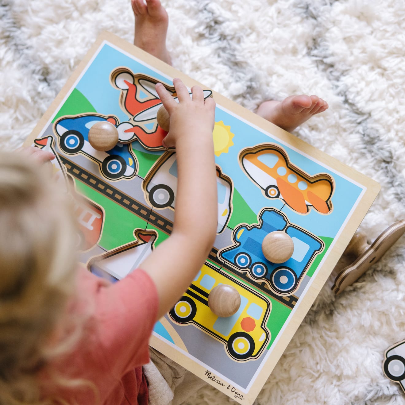 Vehicles Jumbo Knob Puzzle - 8 pieces - Image 6