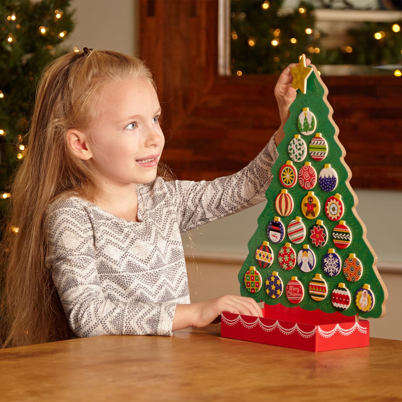 Countdown to Christmas Wooden Religious Advent Calendar - Image 9