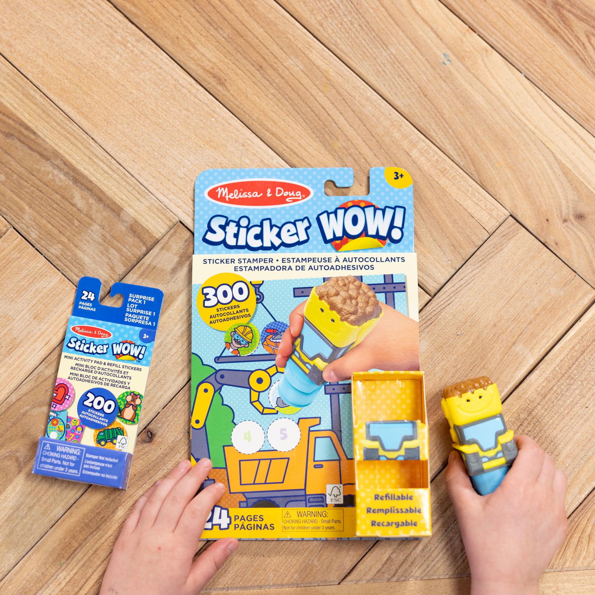 Sticker WOW!™ Activity Pad & Sticker Stamper - Bulldozer - Image 5