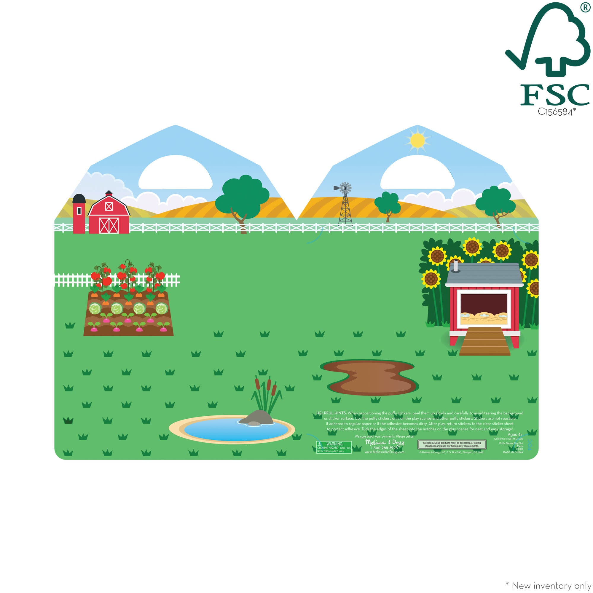 Puffy Sticker Play Set - On the Farm - Image 3