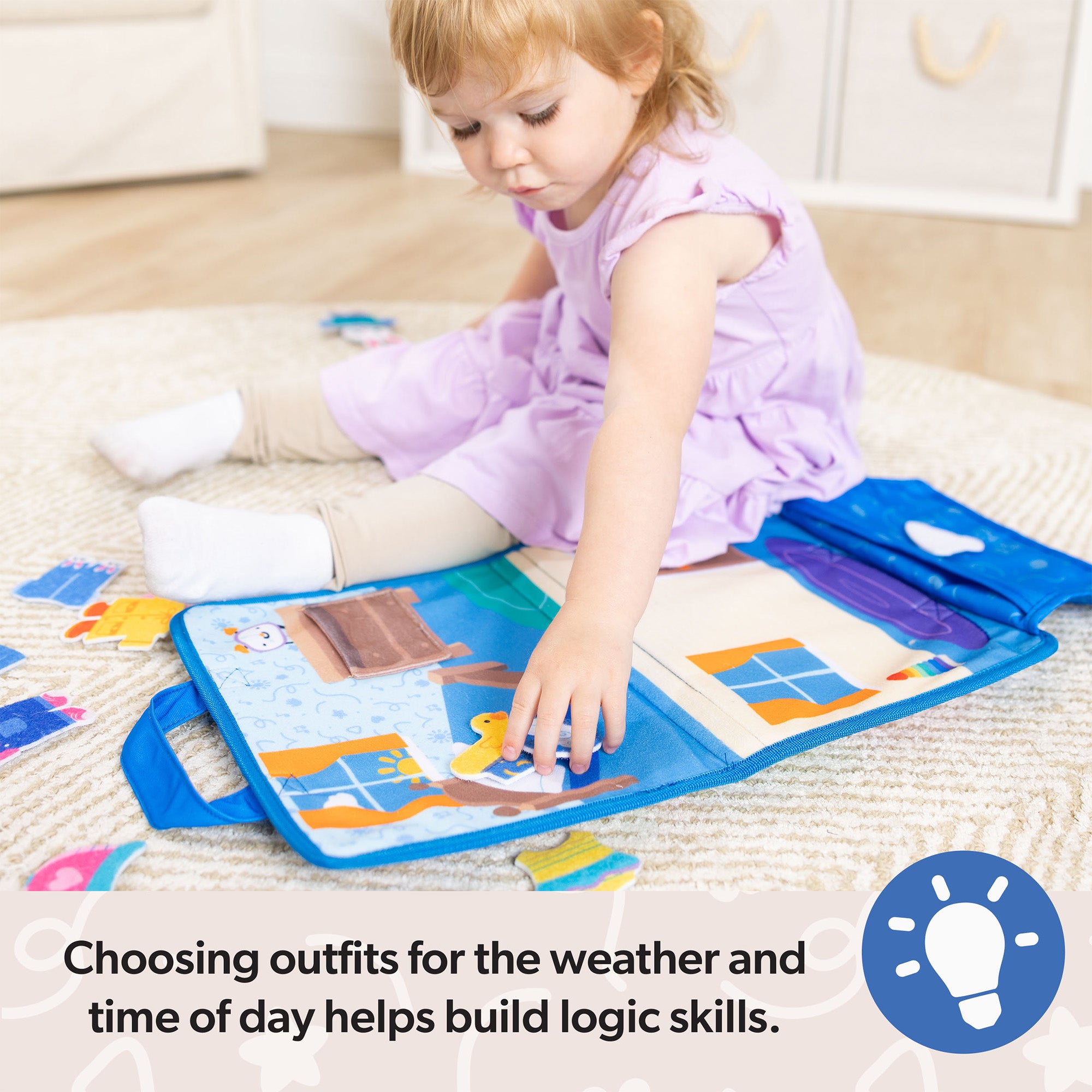 Ms. Rachel™ What to Wear Felt Activity Board - Image 6