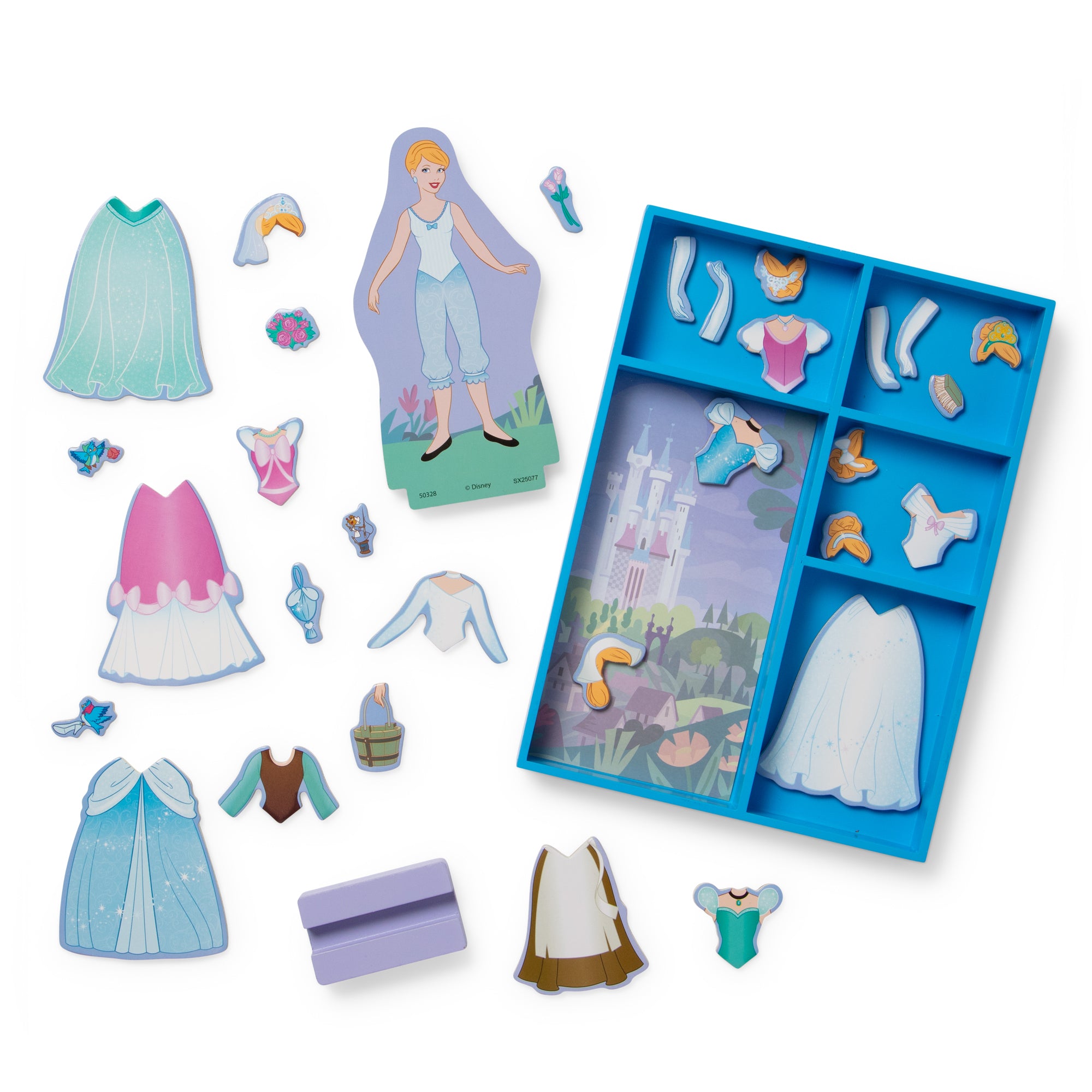 Disney Cinderella Wooden Magnetic Dress-Up - Image 4