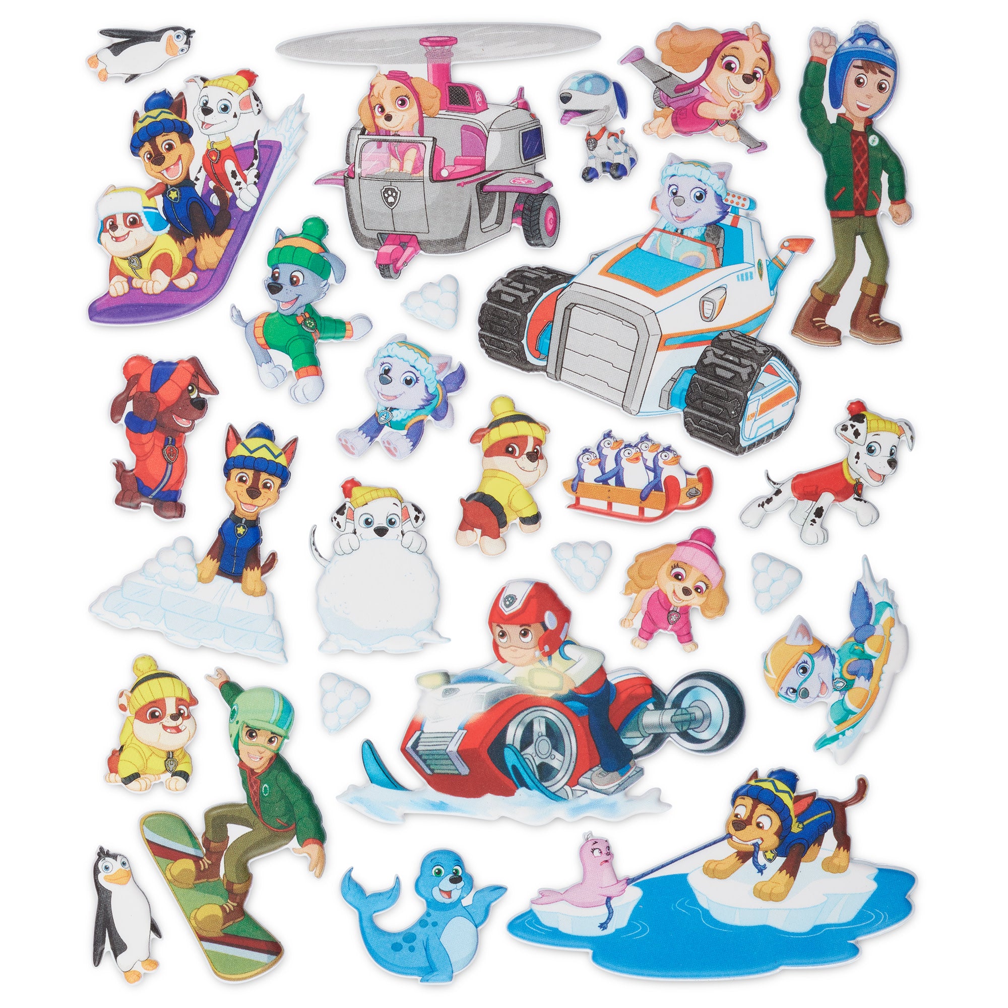 PAW Patrol Restickable Puffy Stickers - Jake's Mountain - Image 9