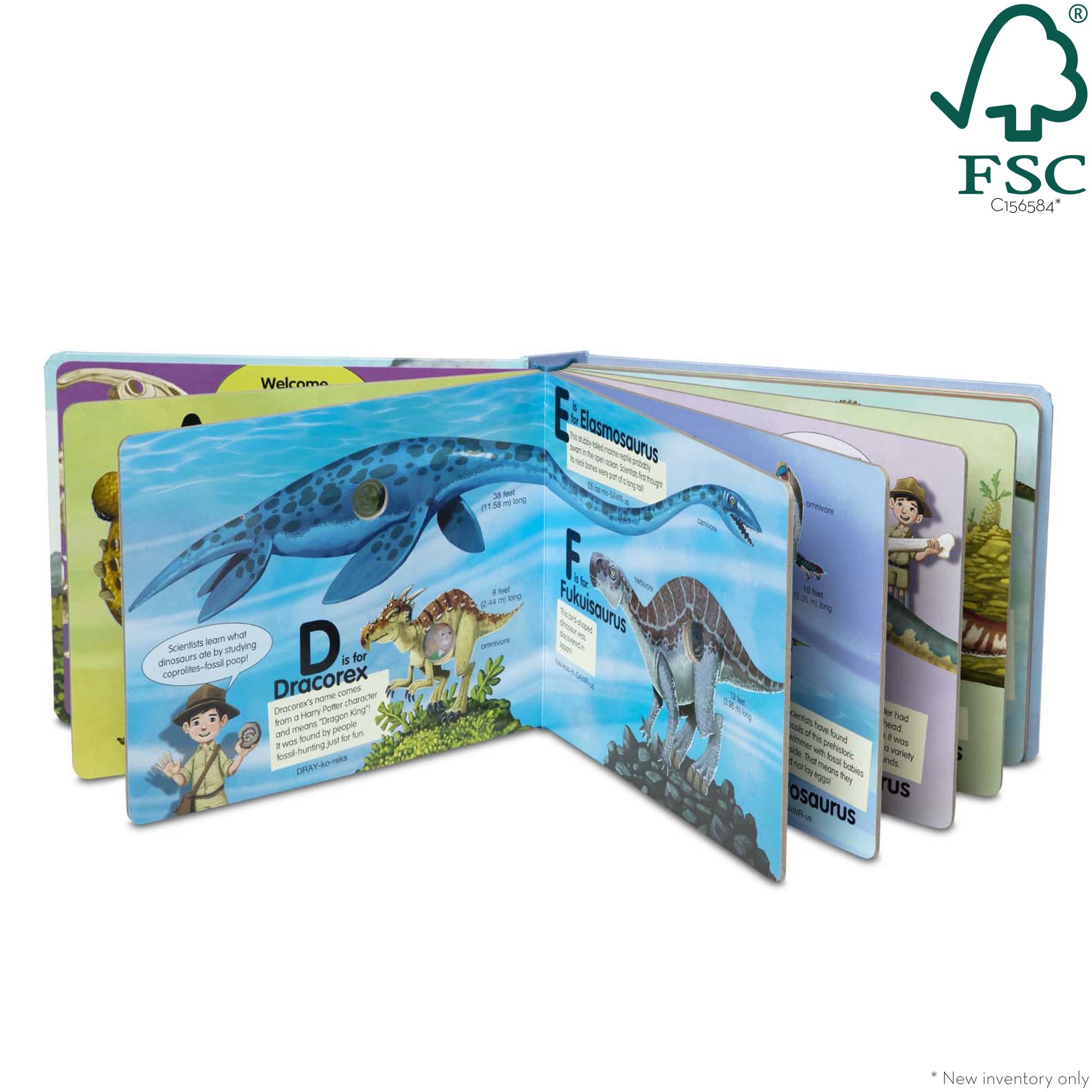 Poke-a-Dot: Dinosaurs A to Z Board Book - Image 5