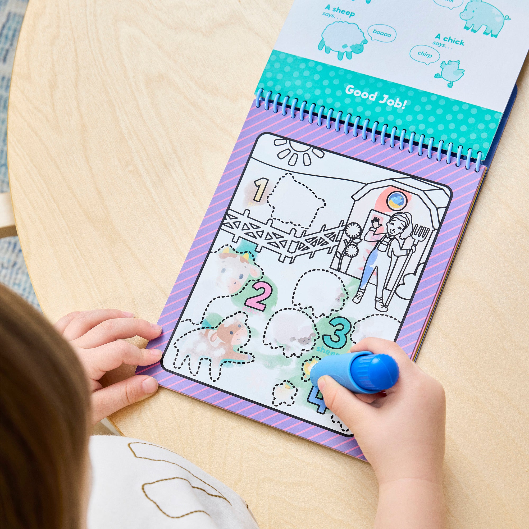 Ms. Rachel Water WOW! Color-Reveal Pad – Find & Count - Image 2