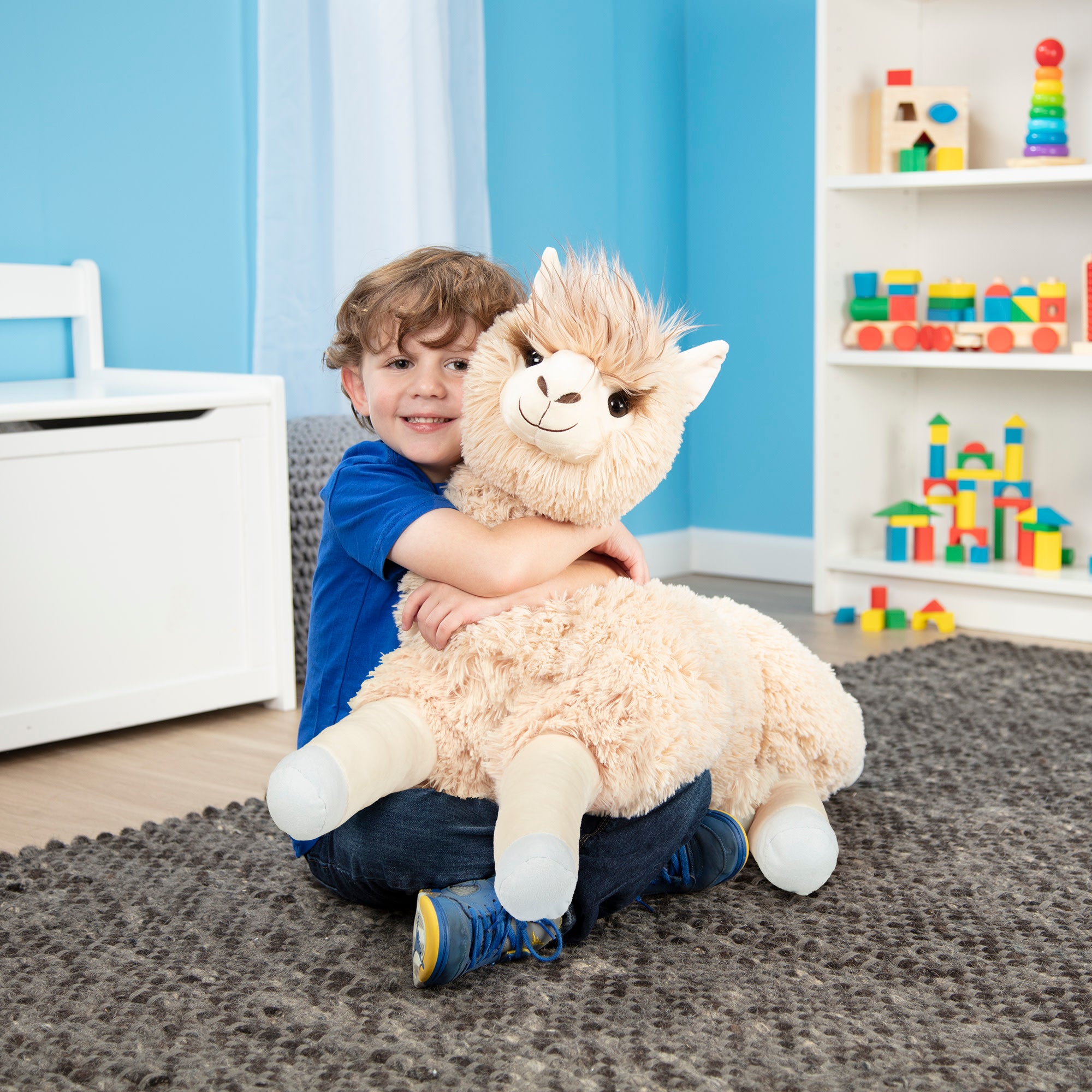 Jumbo Llama Stuffed Plush Animal - Image 2