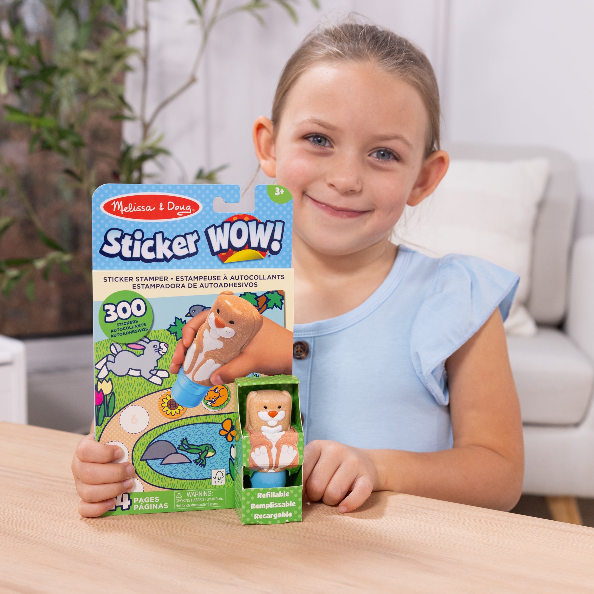 Sticker WOW!™ Bunny Bundle: Activity Pad & Sticker Stamper + Mini Activity Pad and 200 Refill Stickers - Image 10