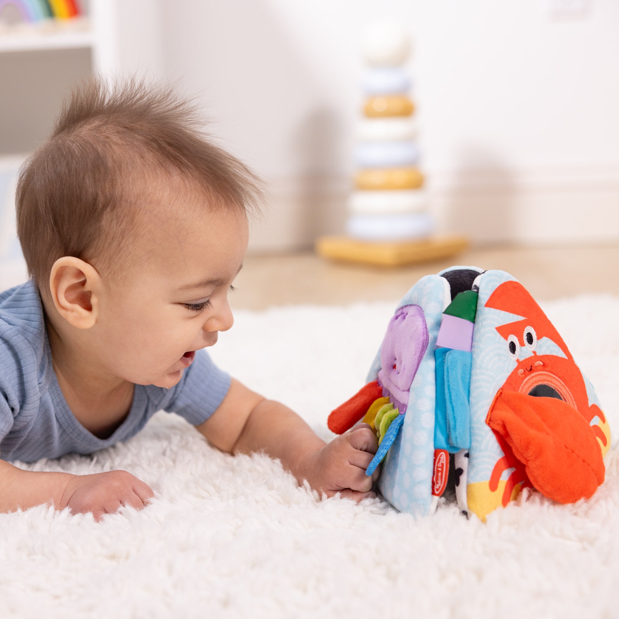 Ocean Tummy Time Triangle Baby Toy - Image 2