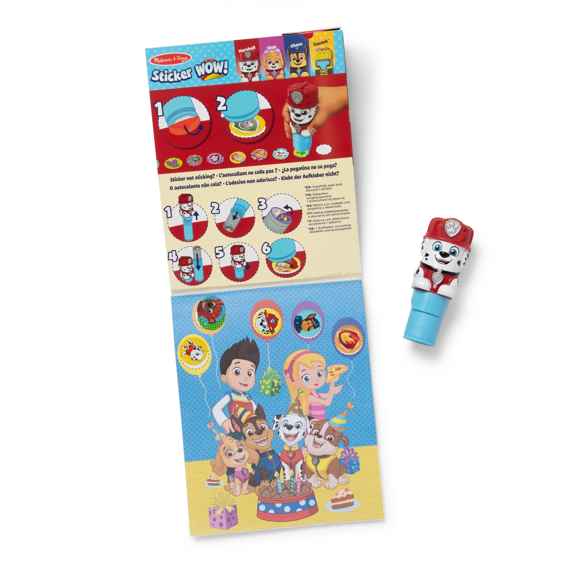 Sticker WOW!™ Activity Pad & Sticker Stamper - PAW Patrol Marshall - Image 3